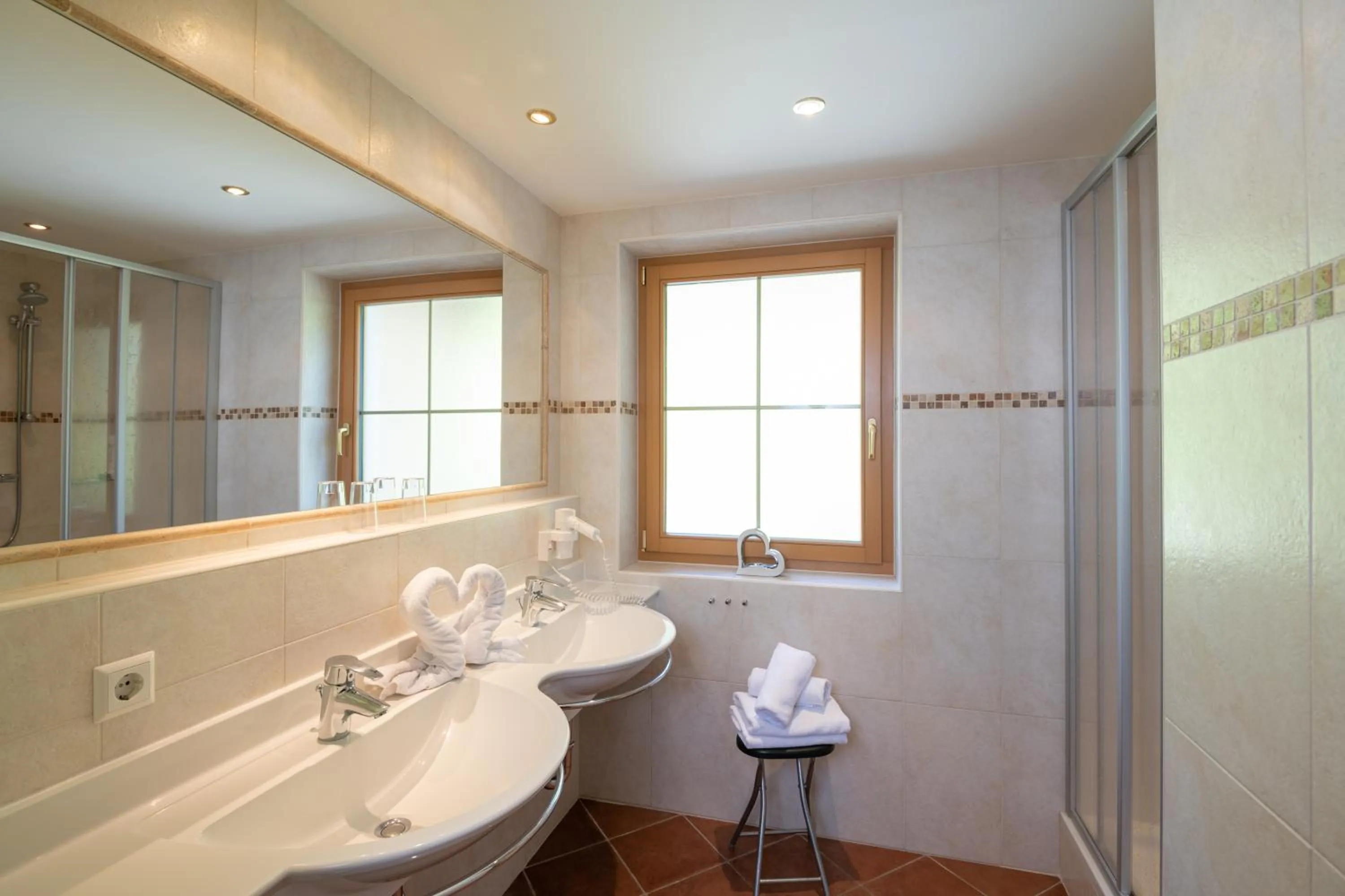Bathroom in Natur & Familienhotel Der Stieglerhof