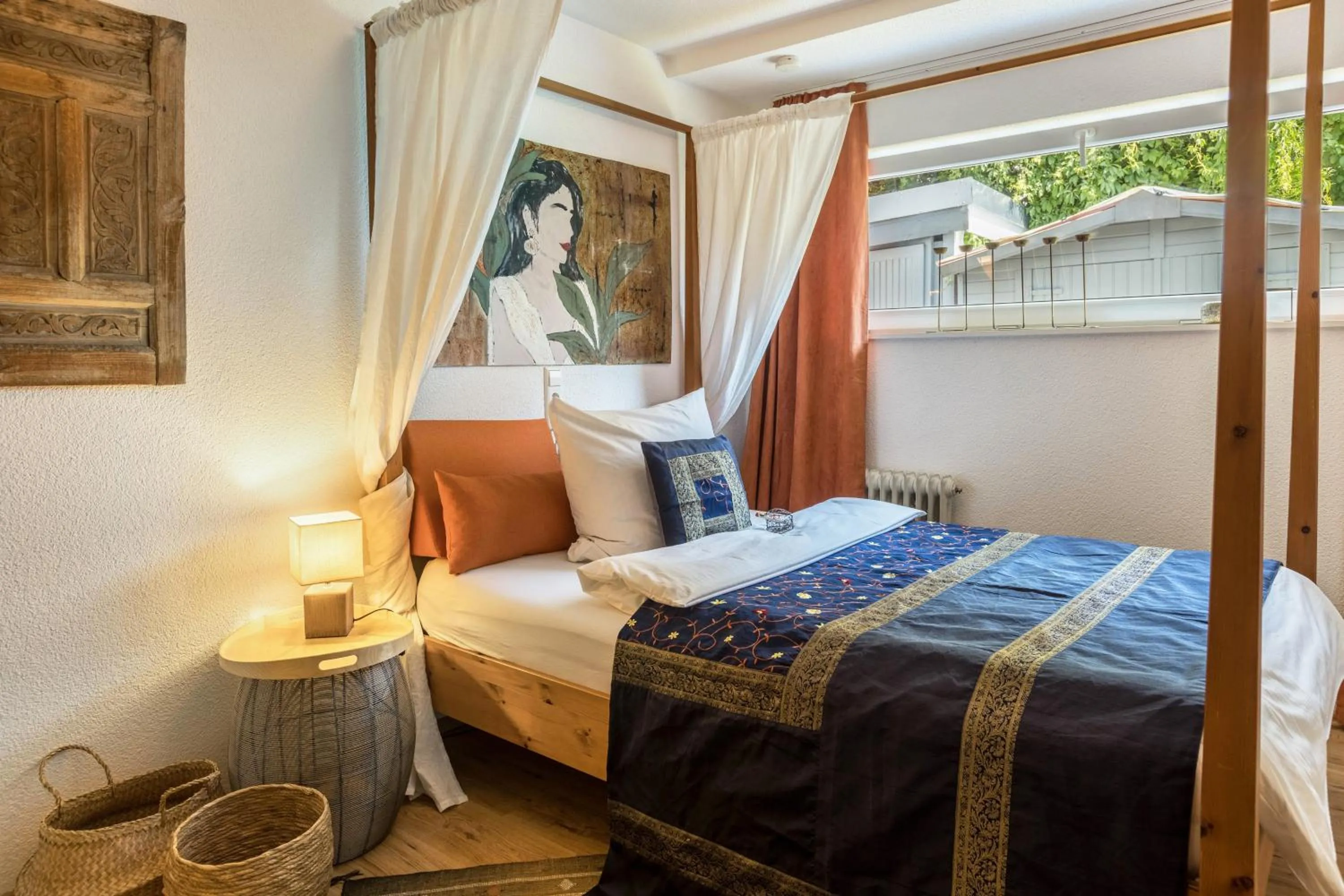 Living room, Bed in Haus Auryn