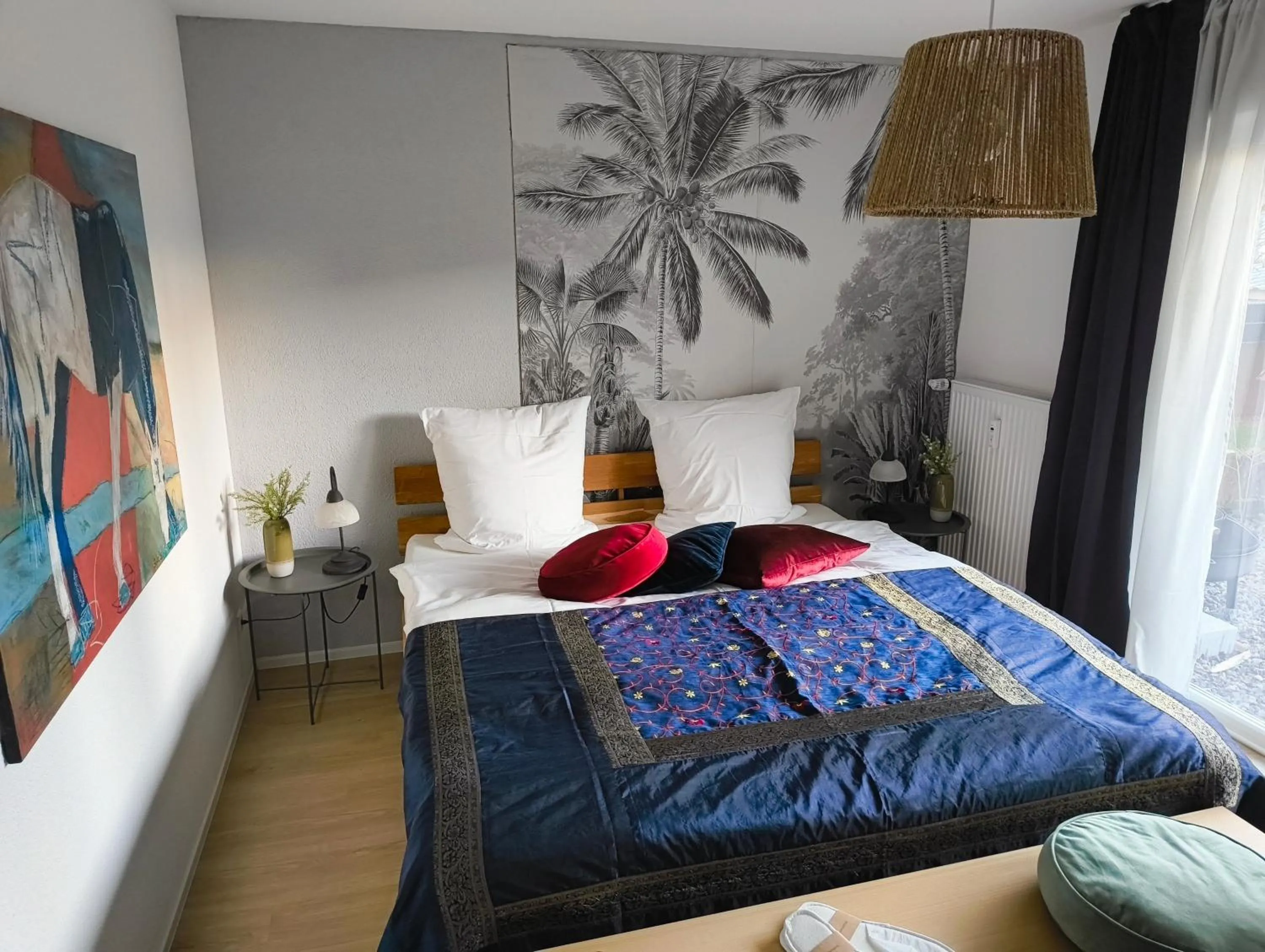 Living room, Bed in Haus Auryn