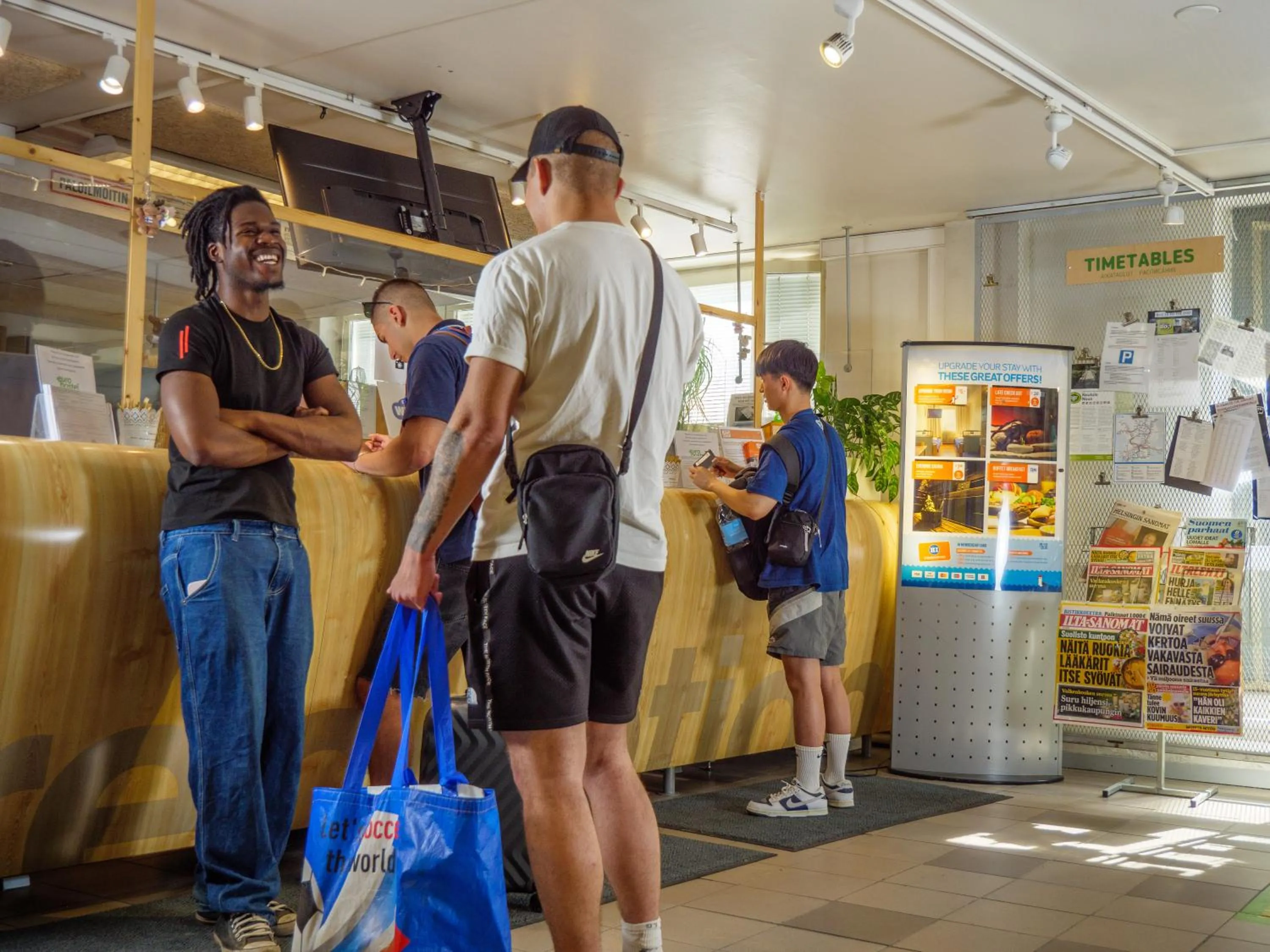 Lobby or reception in Eurohostel