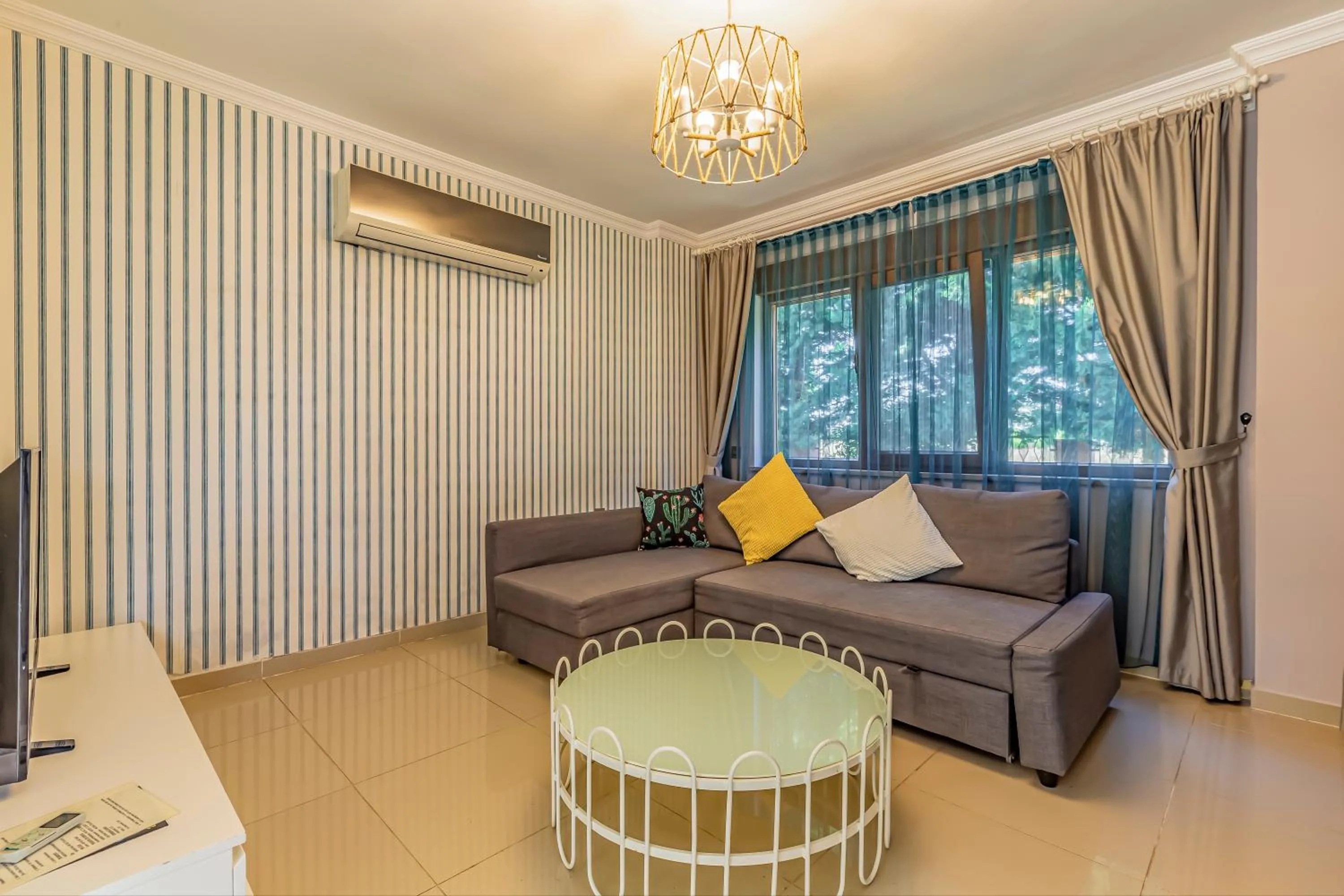 Living room in VISTA Villa