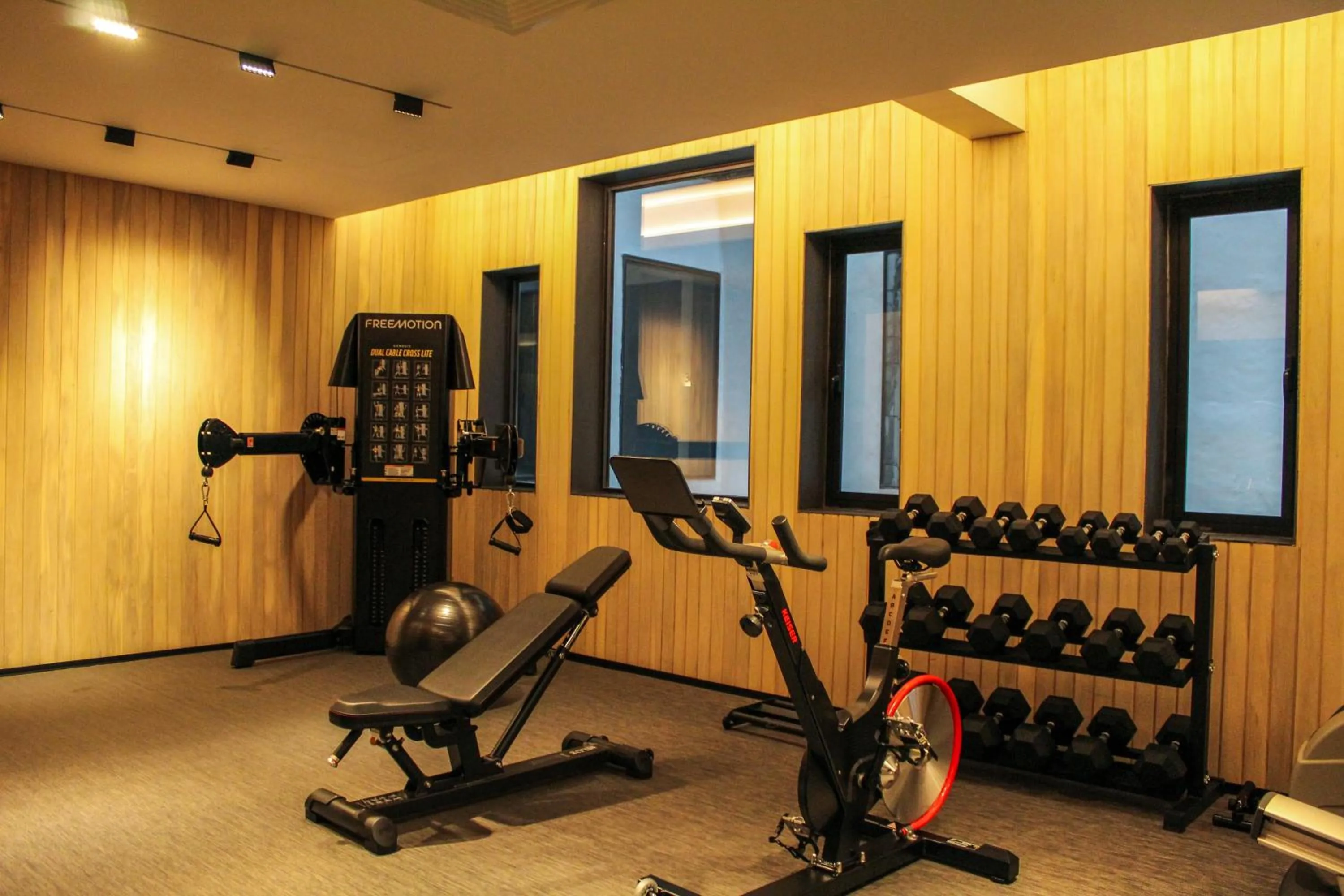 Fitness centre/facilities in Hotel Magnolia Santiago