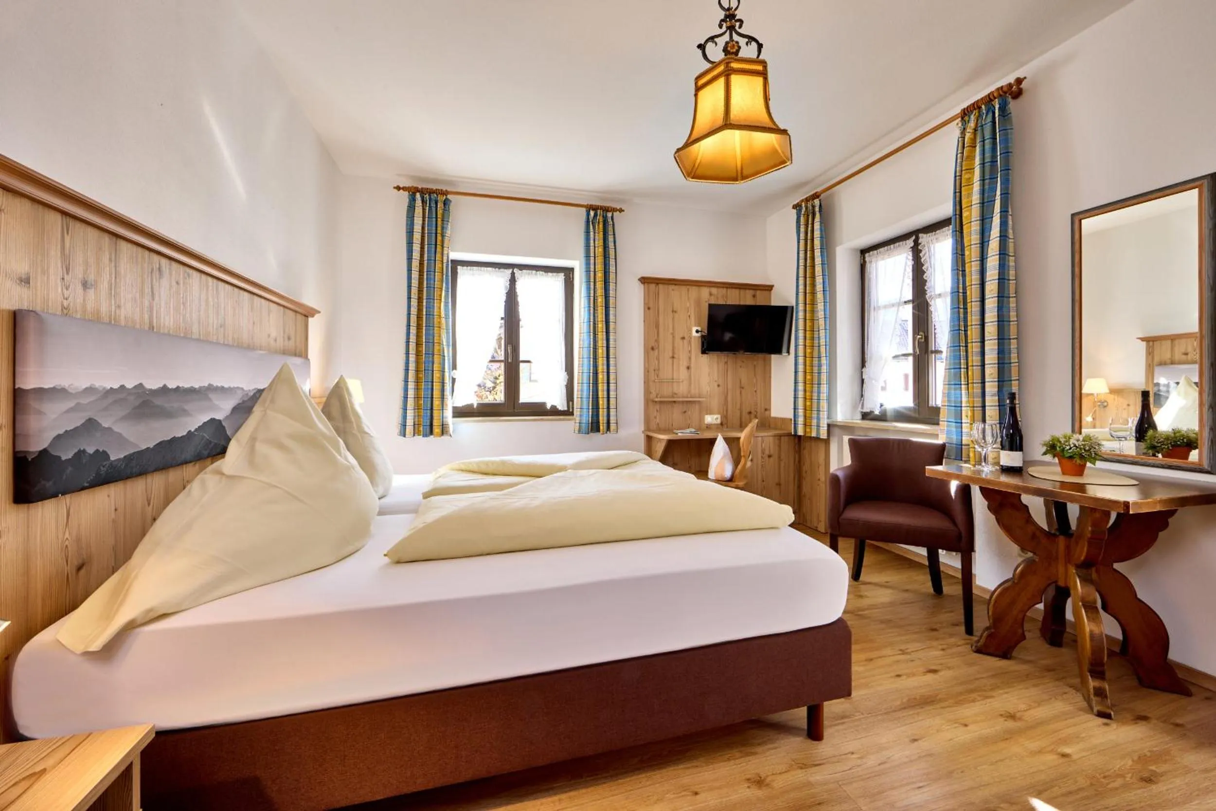 Bed in Hotel Drei Mohren