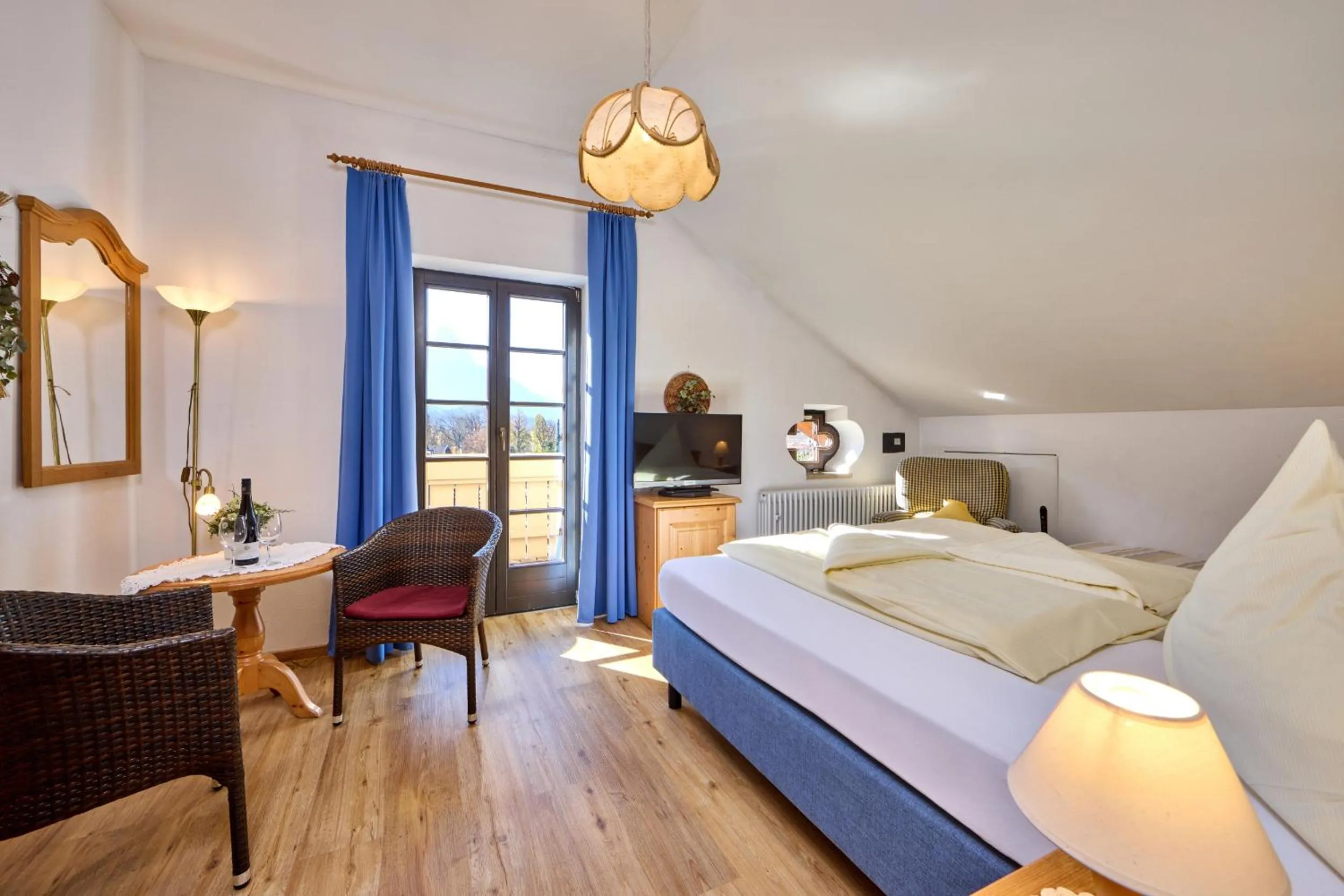 Bed in Hotel Drei Mohren