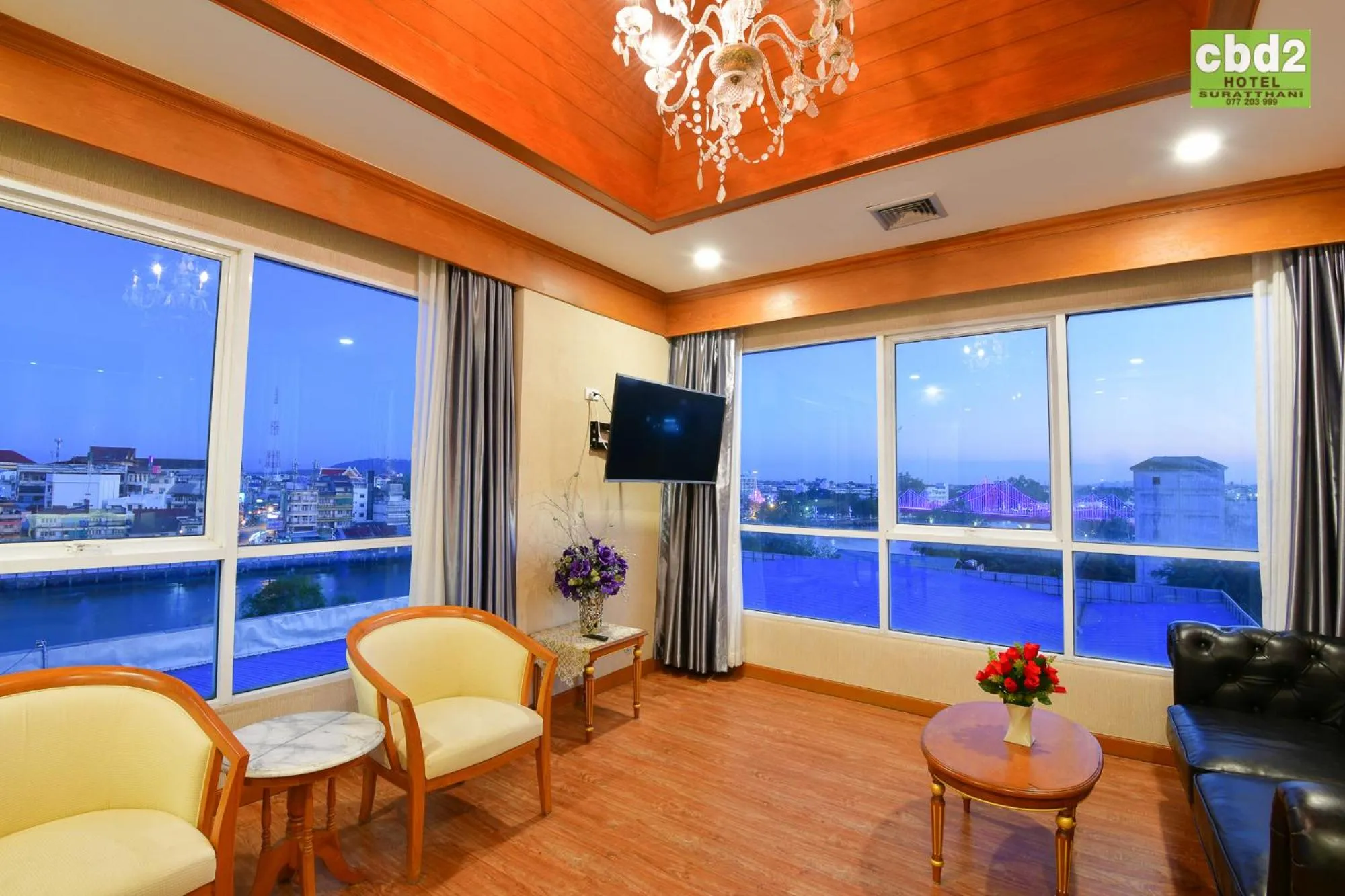 Seating area in CBD 2 Hotel