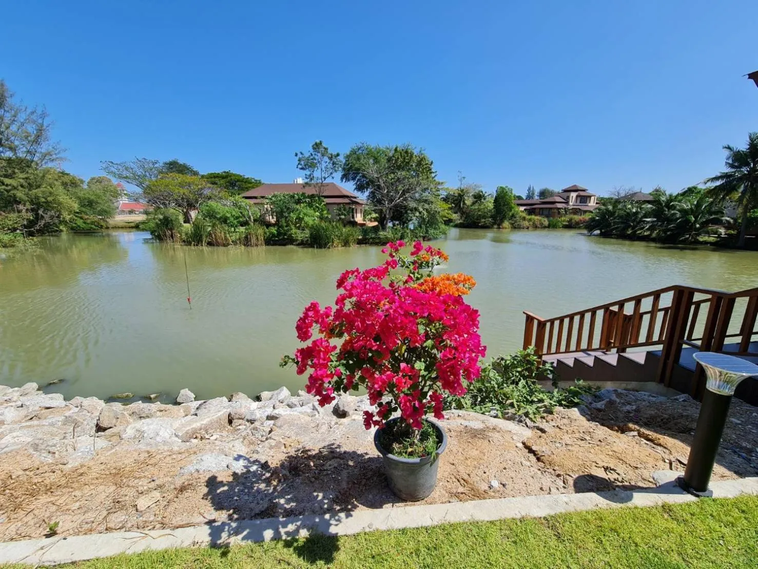 Lake view in Elegancy Resort Hua Hin