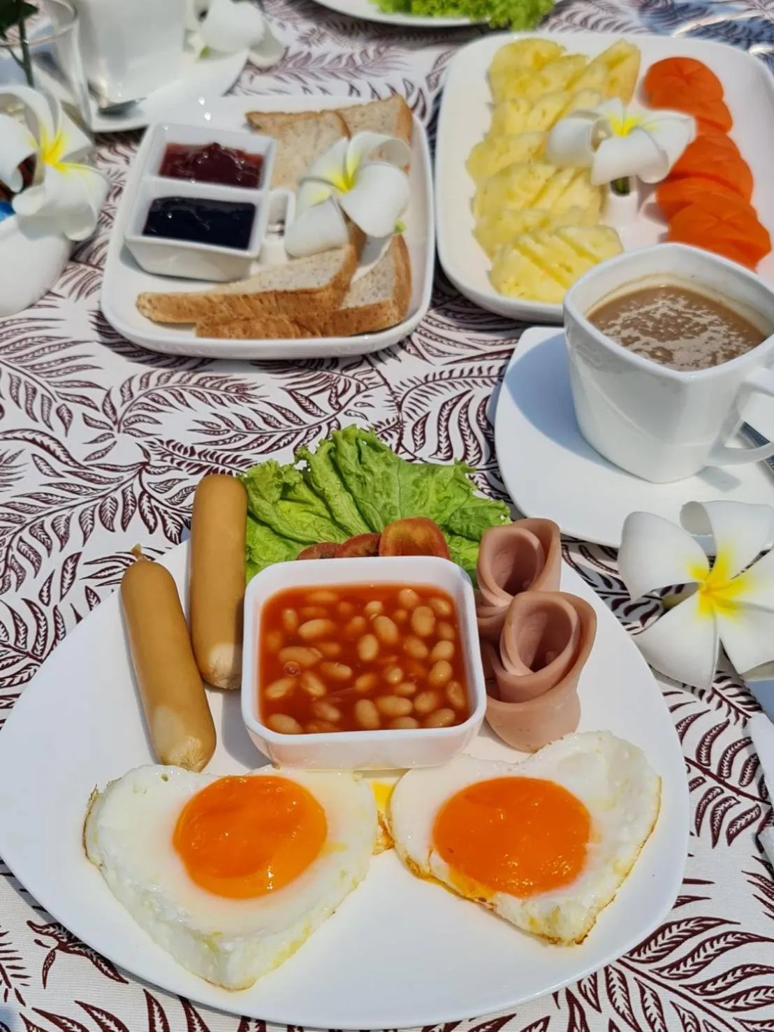 Breakfast in Elegancy Resort Hua Hin