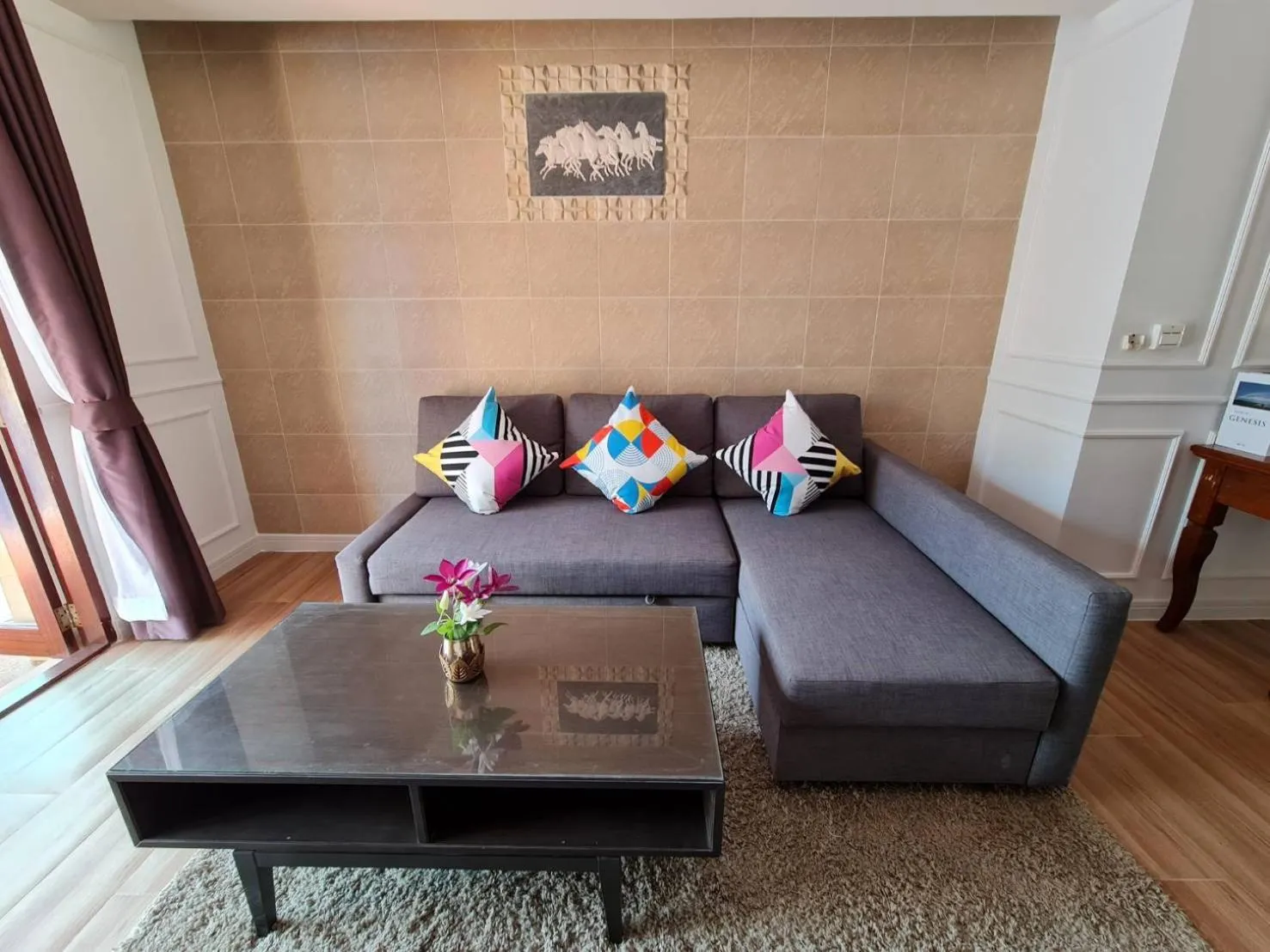 Living room in Elegancy Resort Hua Hin