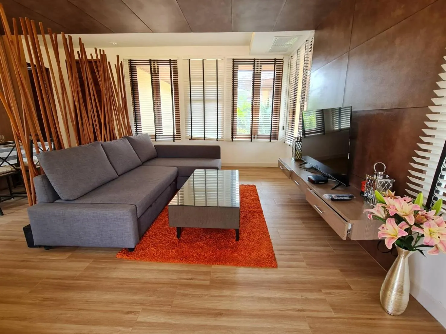 Living room in Elegancy Resort Hua Hin