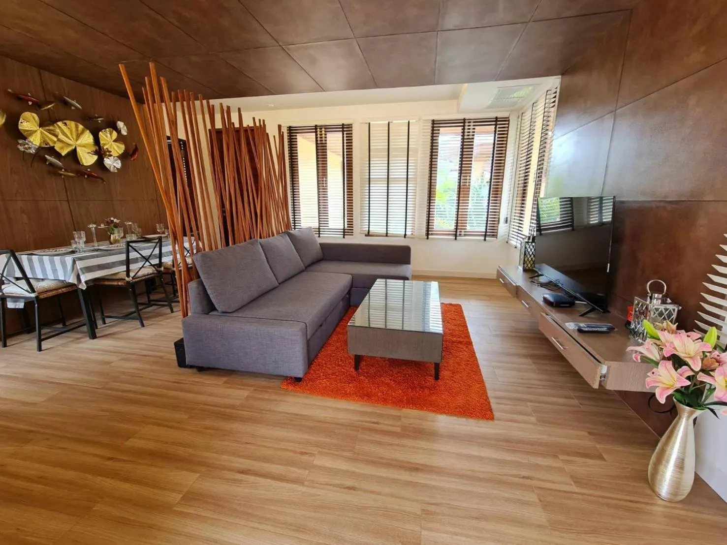 Living room in Elegancy Resort Hua Hin