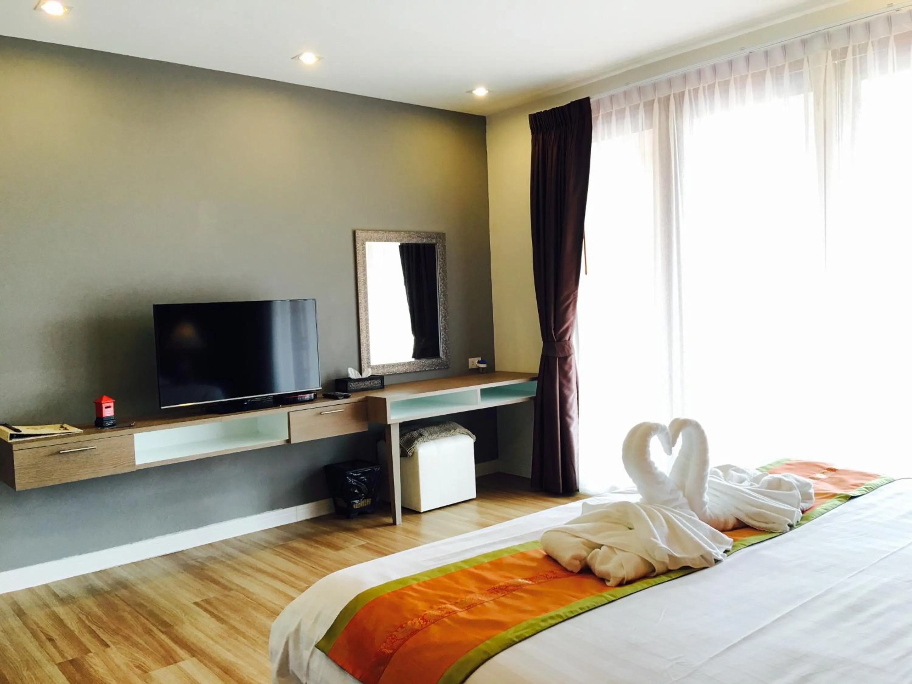 TV and multimedia, Bed in Elegancy Resort Hua Hin
