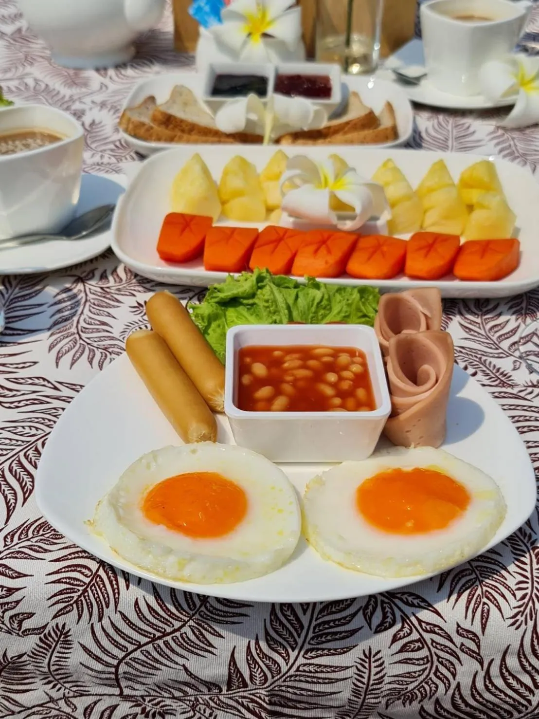 Breakfast in Elegancy Resort Hua Hin