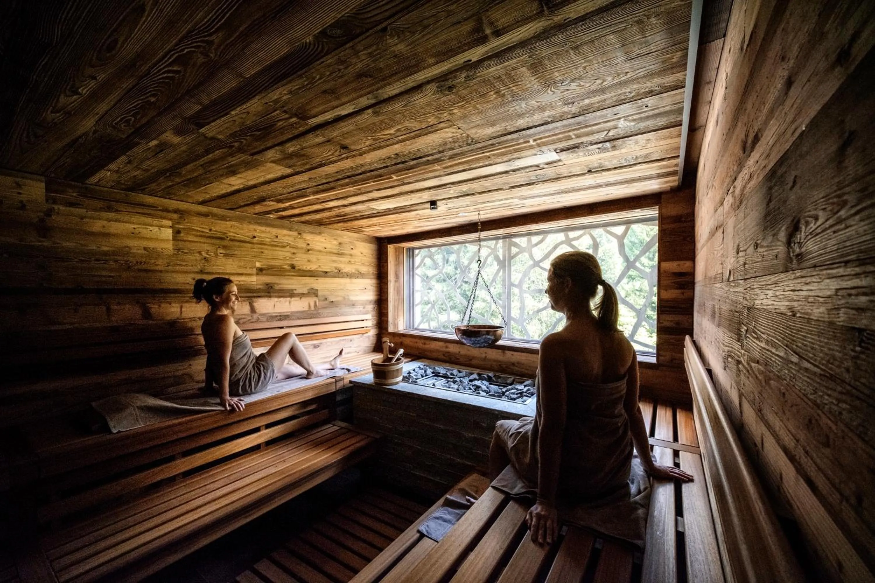 Sauna in Valsana Hotel Arosa - Small Luxury Hotel