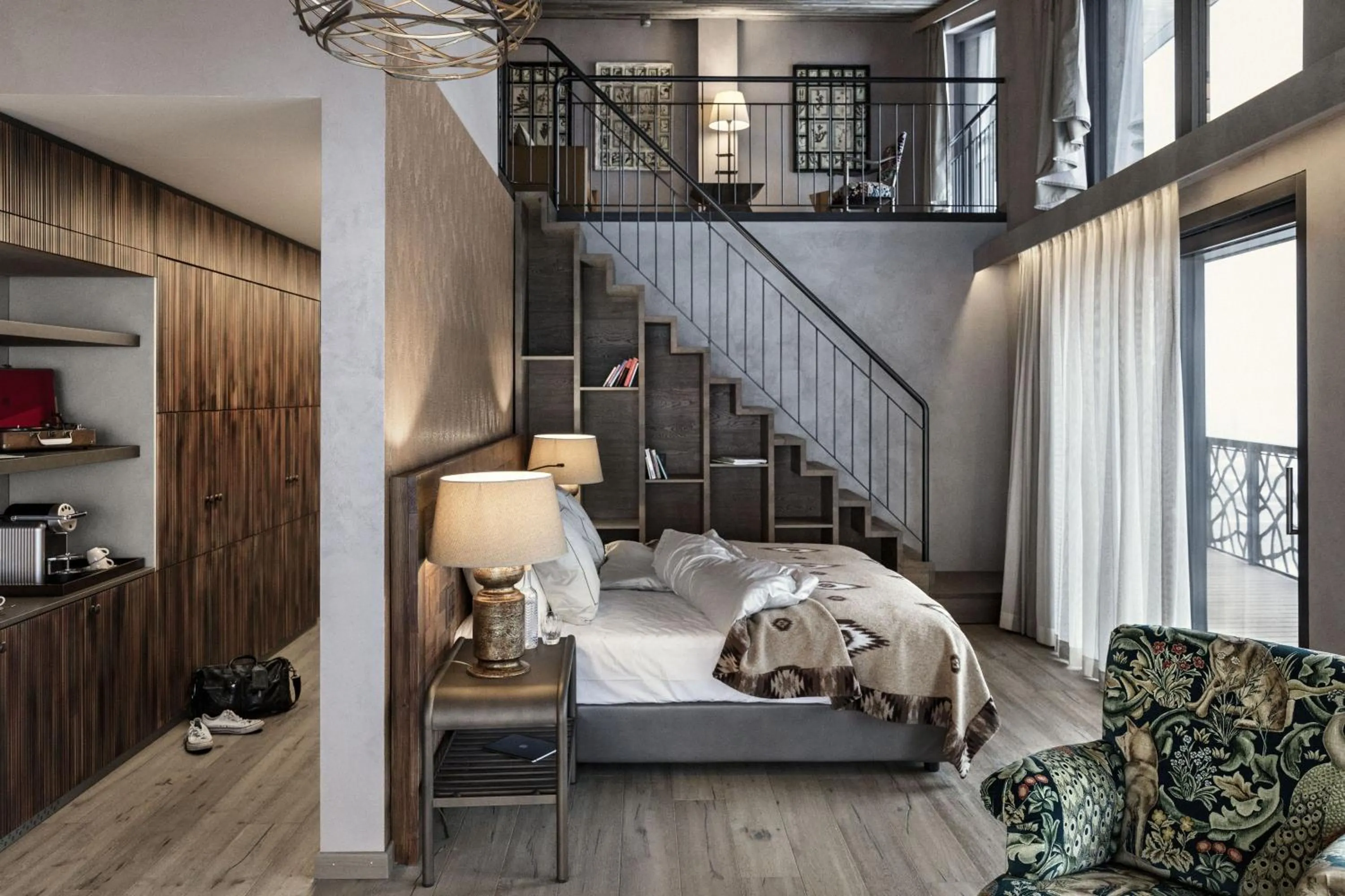 Loft Junior Suite with Balcony in Valsana Hotel Arosa