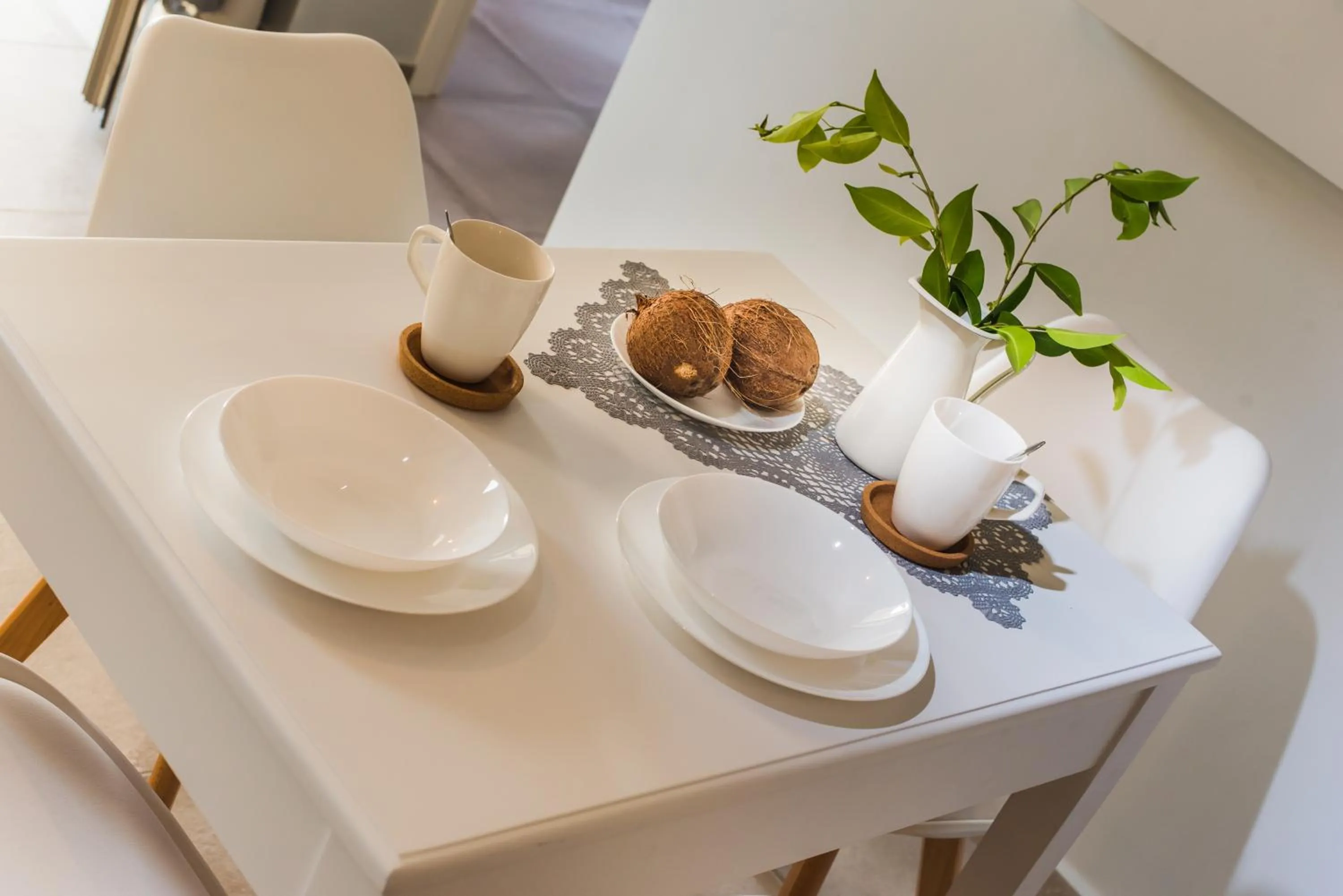 Dining area in Natali Apartments by Estia