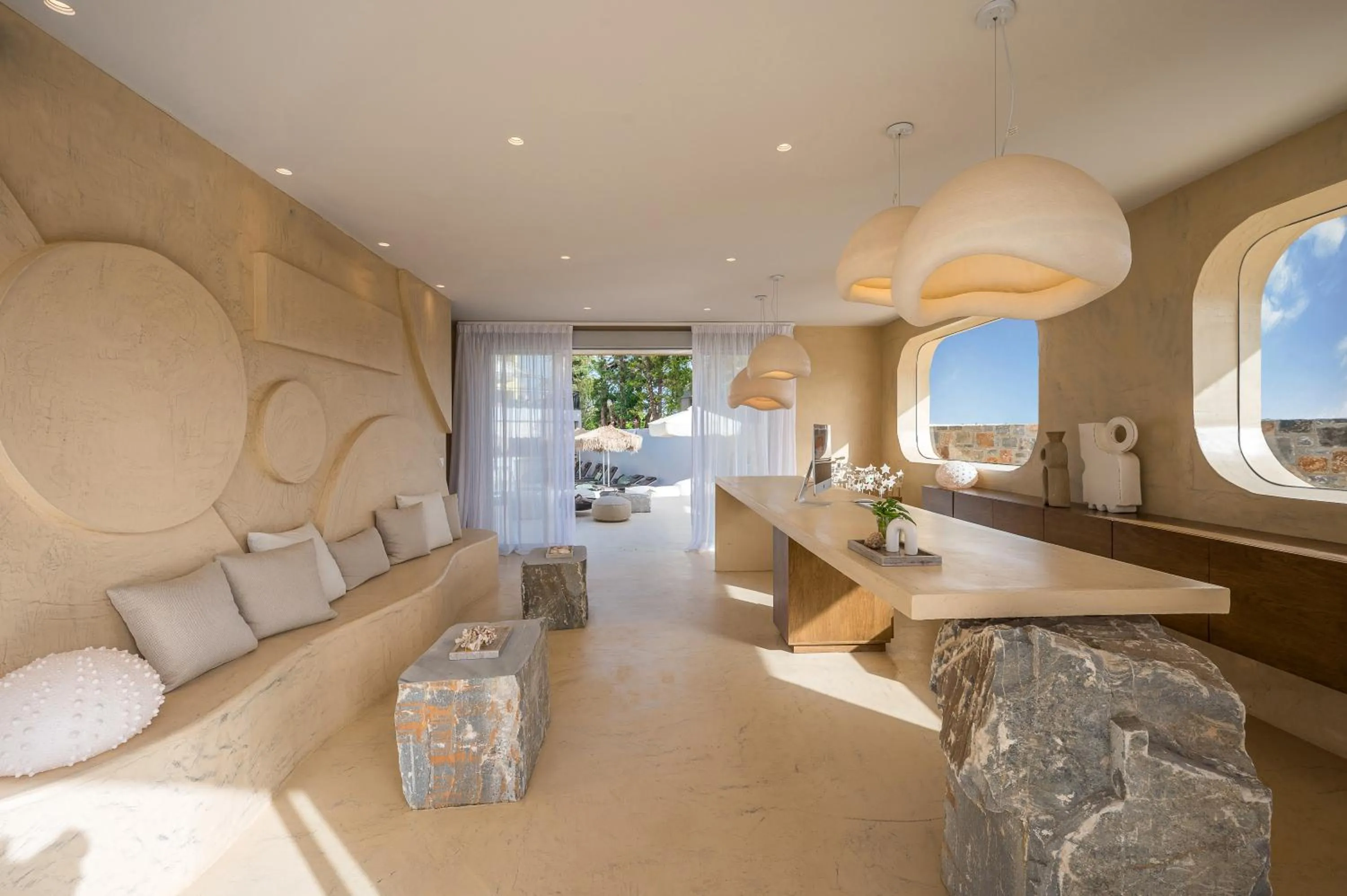 Seating area in Natali Apartments by Estia