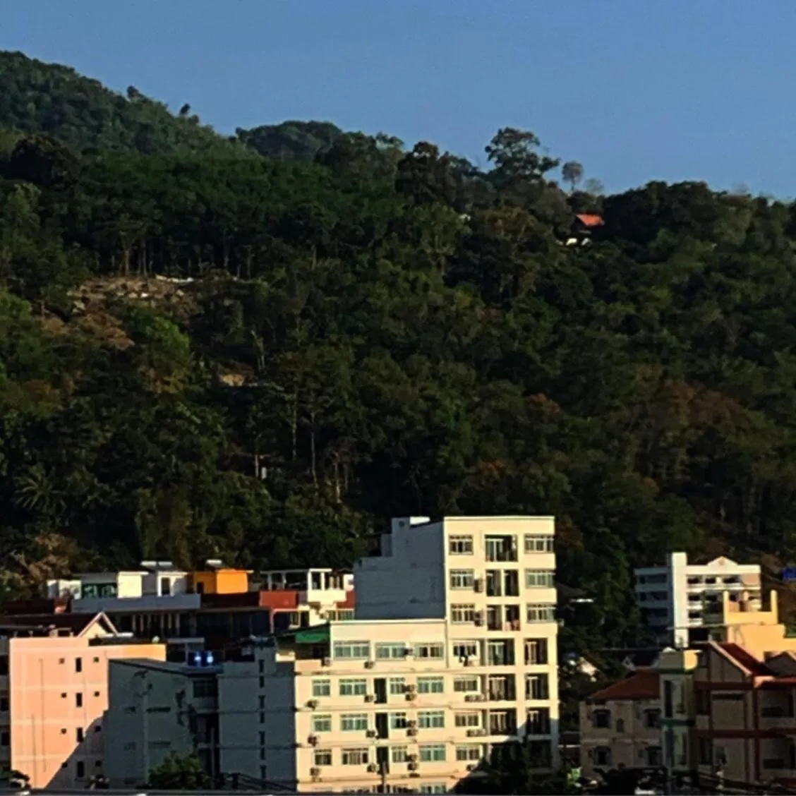 Mountain view in The C Park