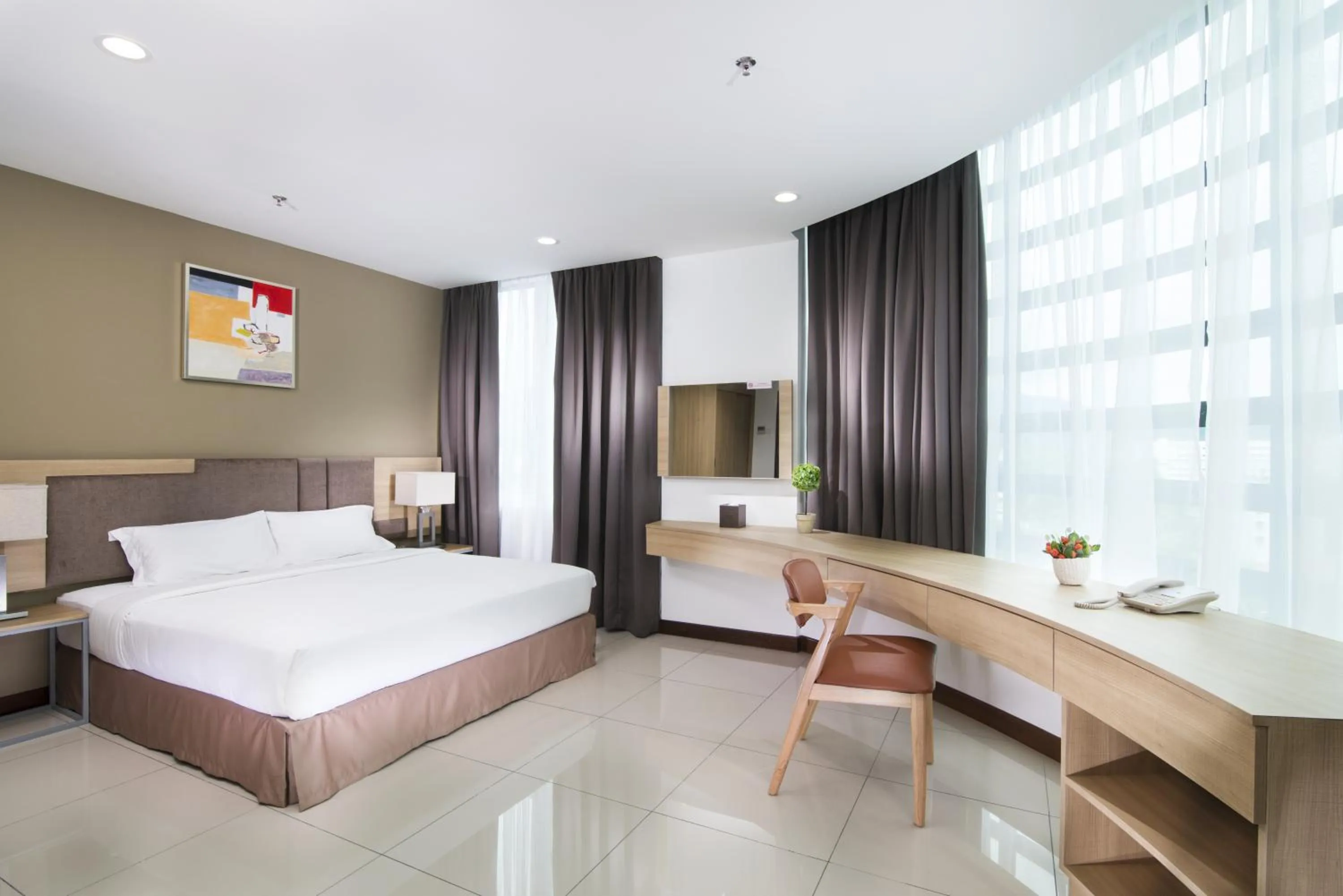 Photo of the whole room, Bed in One Pacific Hotel and Serviced Apartments
