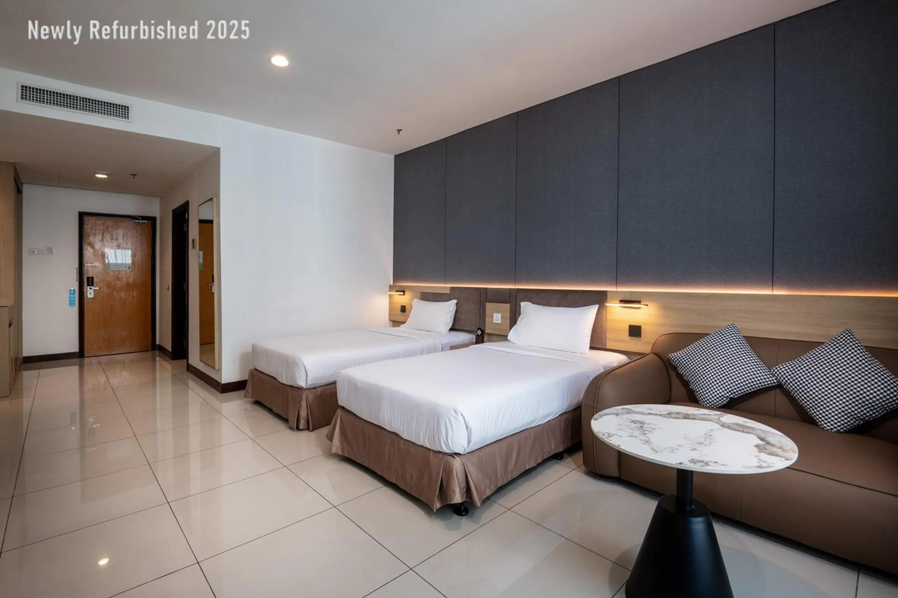 Bed in One Pacific Hotel and Serviced Apartments