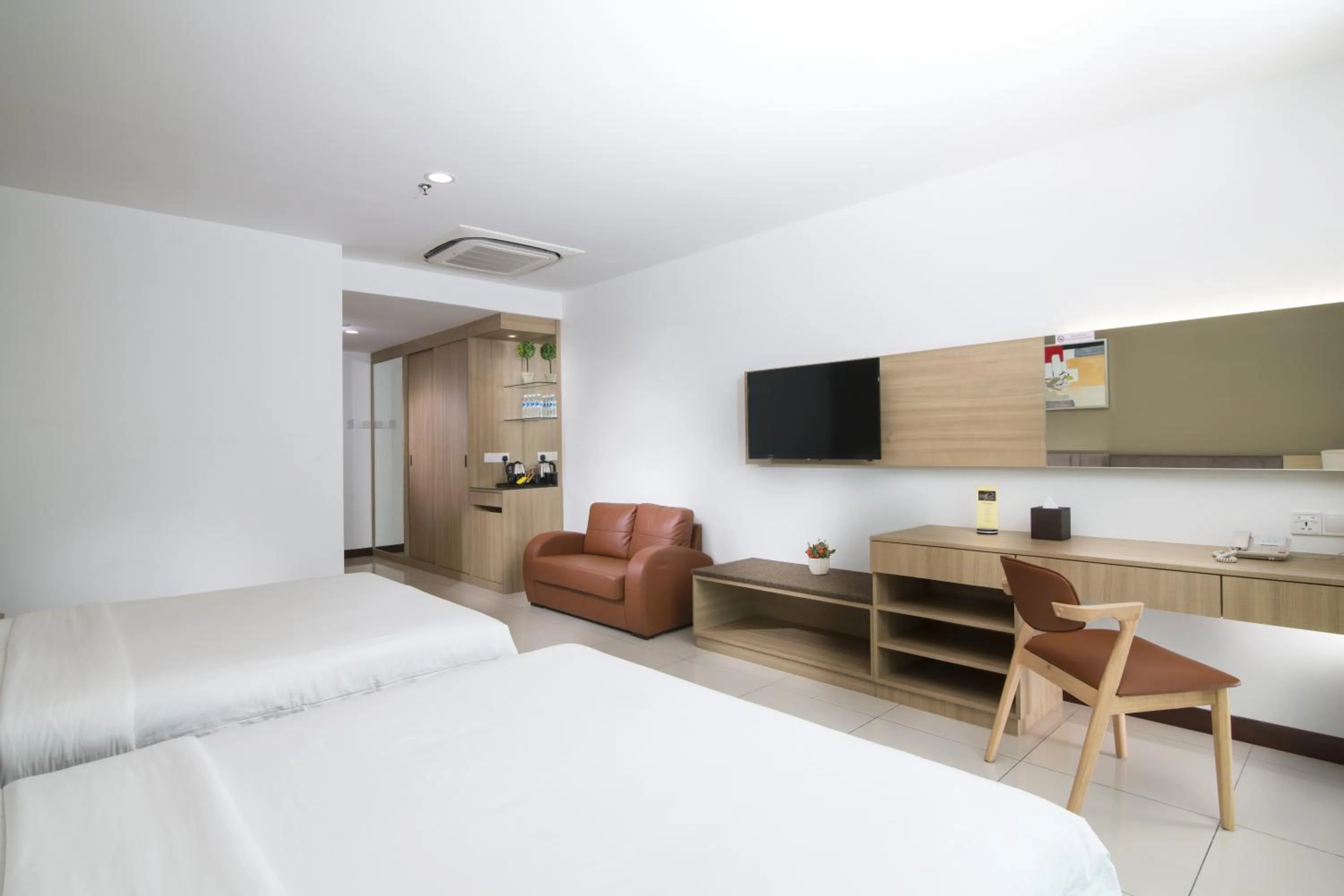 Photo of the whole room, Bed in One Pacific Hotel and Serviced Apartments