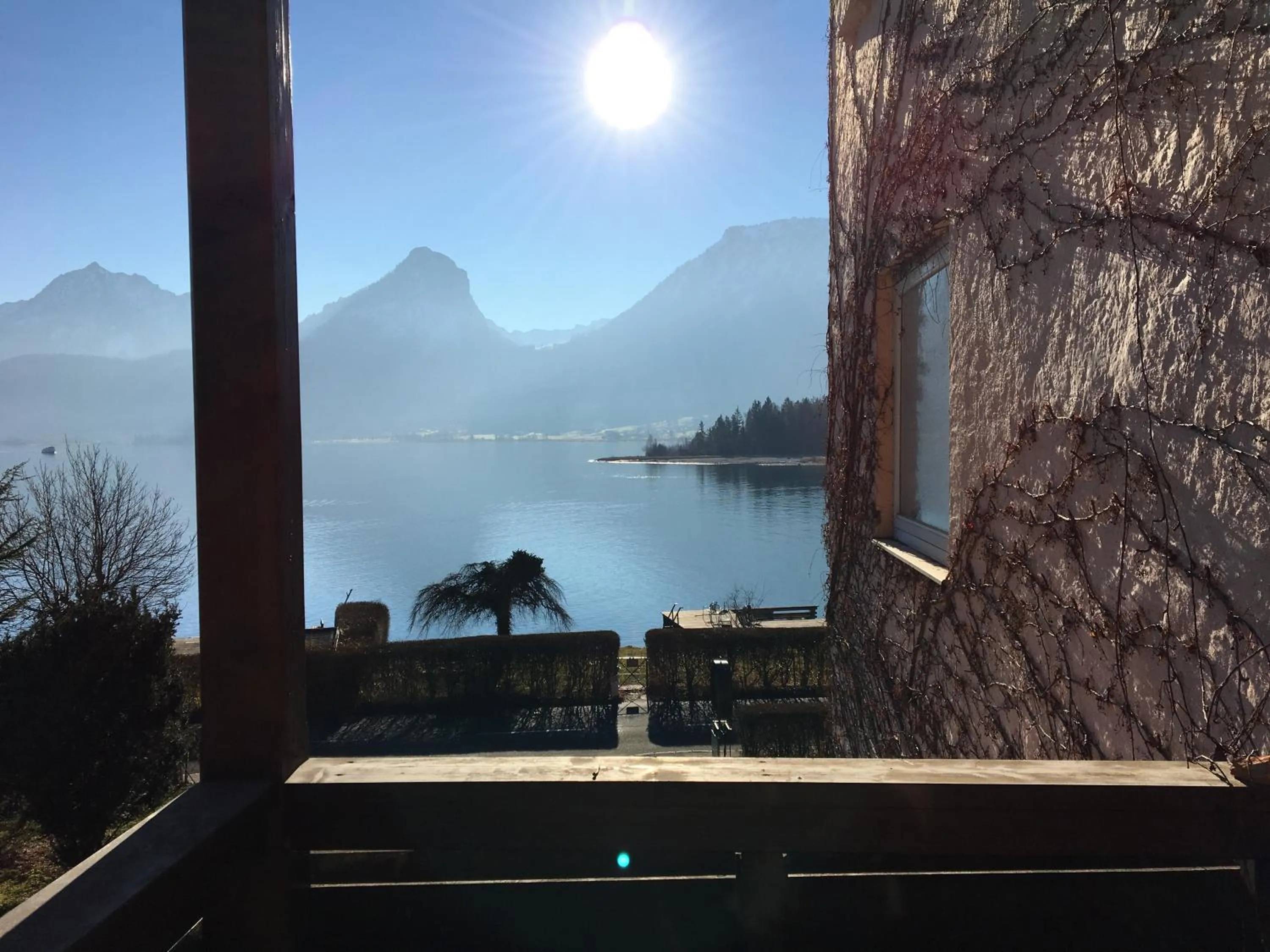 Garden view in Seehaus Familie Leifer