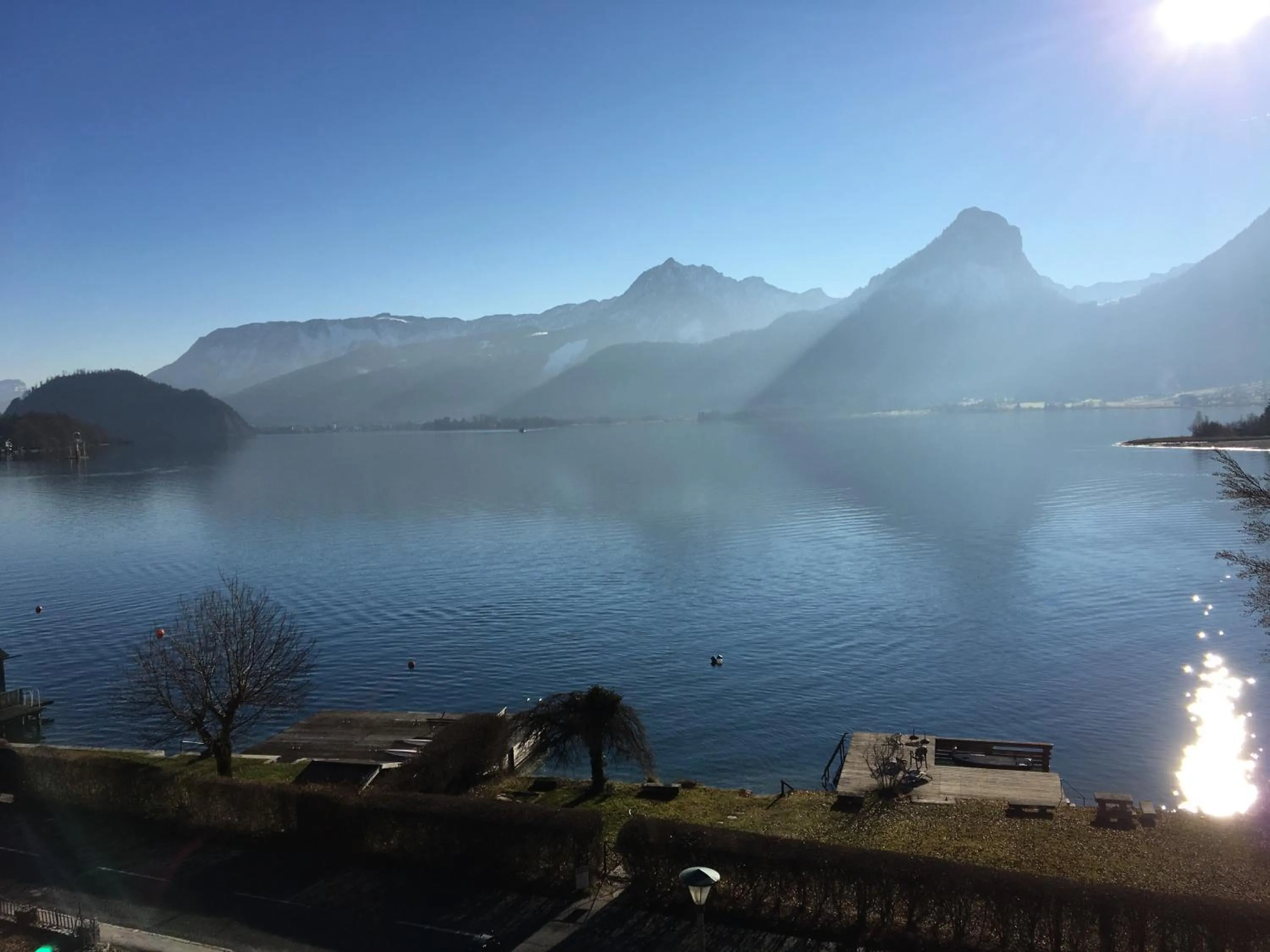 Garden view in Seehaus Familie Leifer