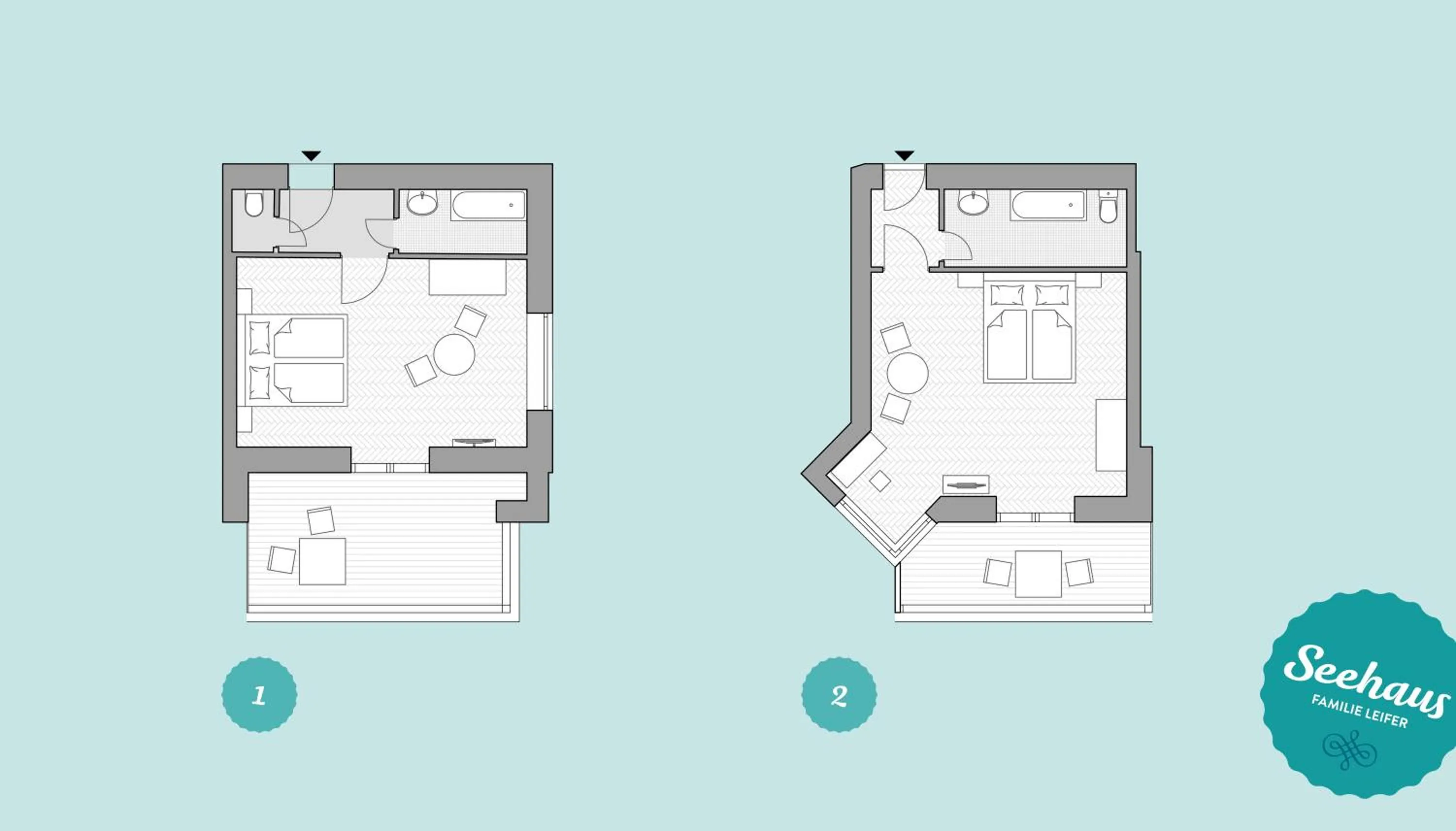 Balcony/Terrace in Seehaus Familie Leifer