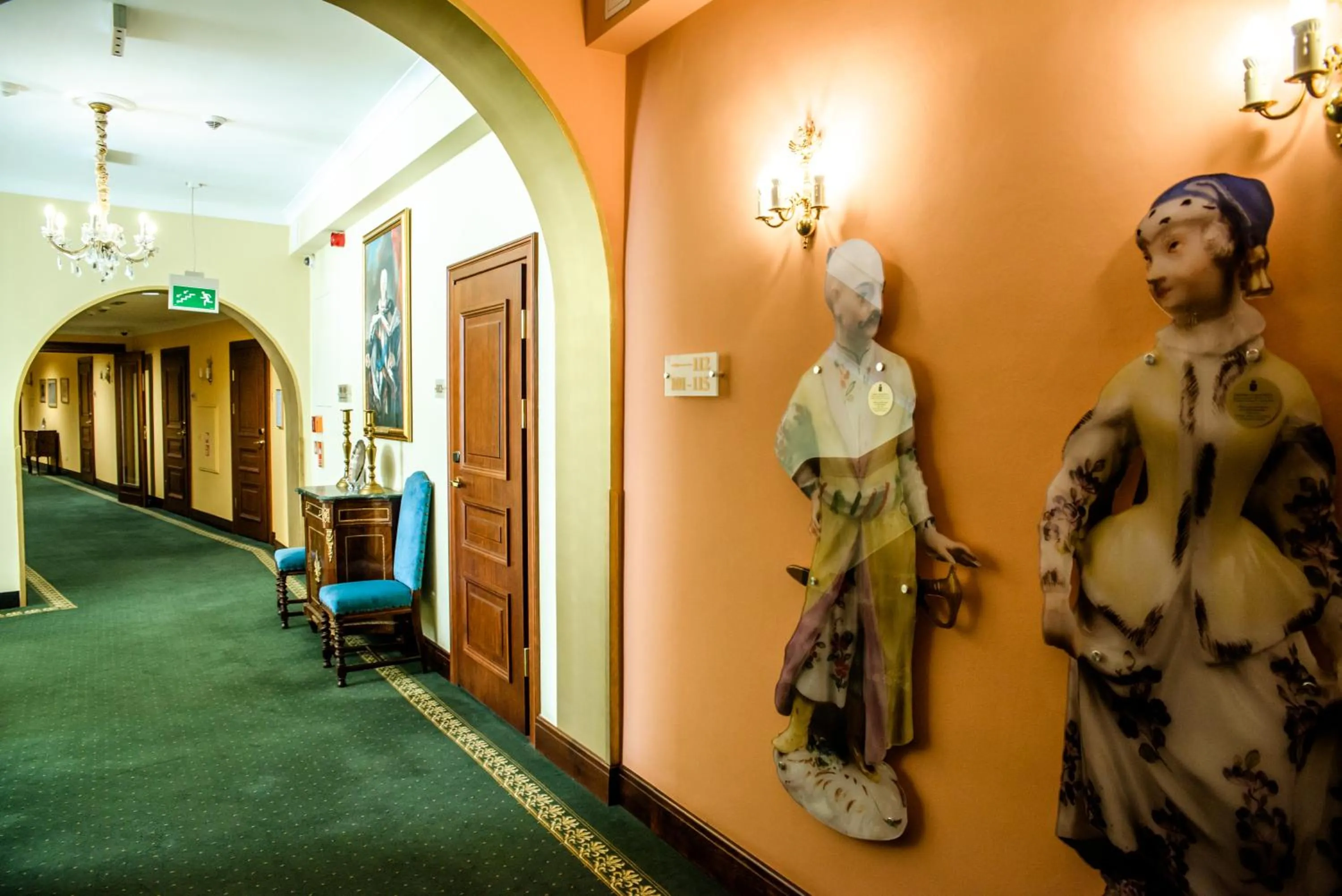 Decorative detail in Hotel Polski Pod Białym Orłem