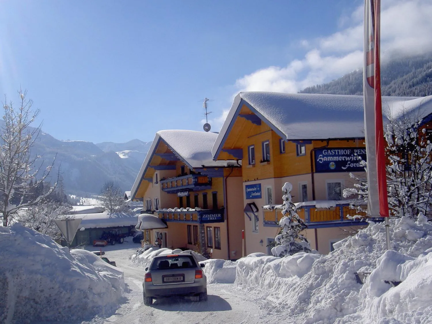 Facade/entrance in Hotel Hammerwirt - Forellenhof