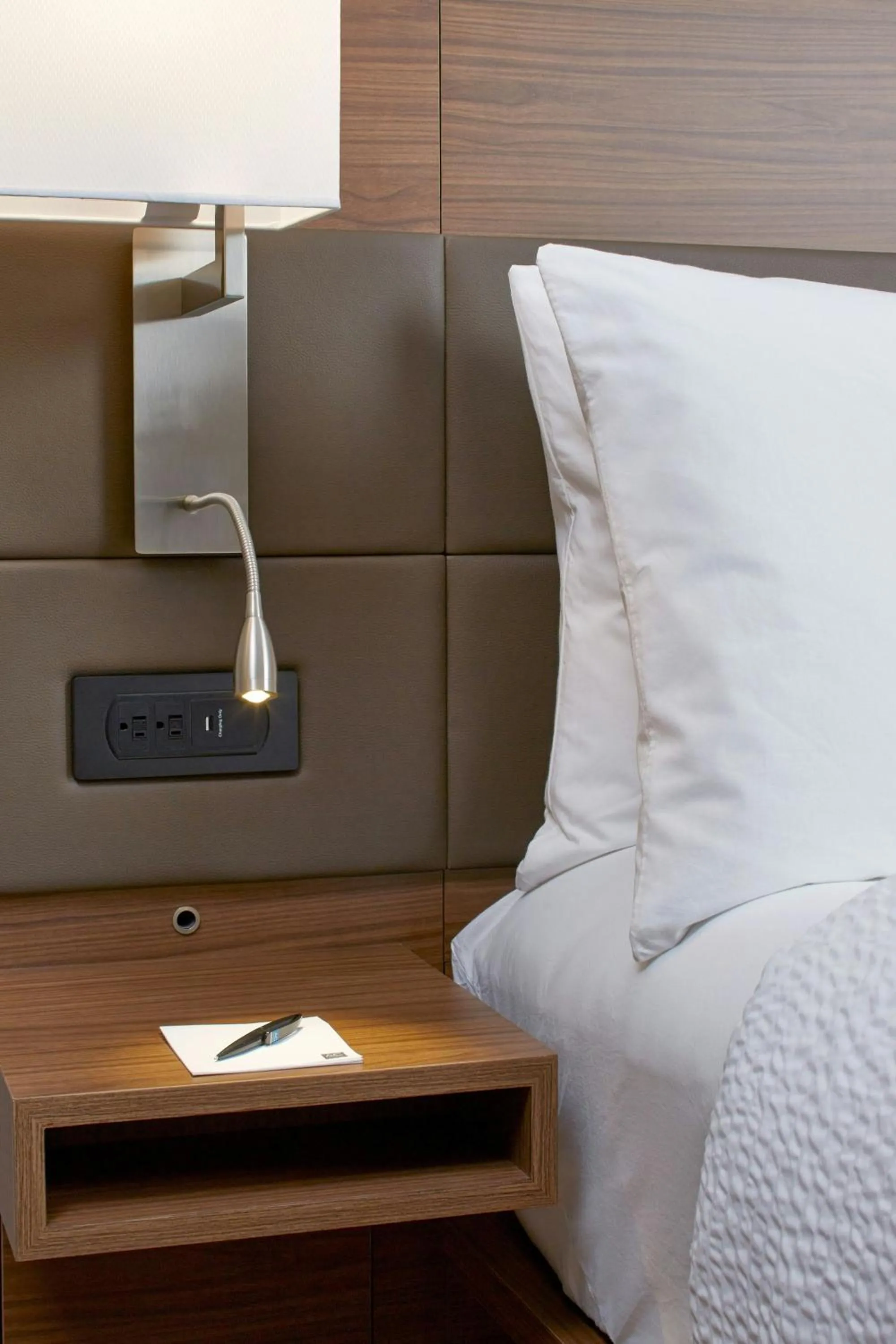 Photo of the whole room, Bed in AC Hotel by Marriott Atlanta Buckhead at Phipps Plaza