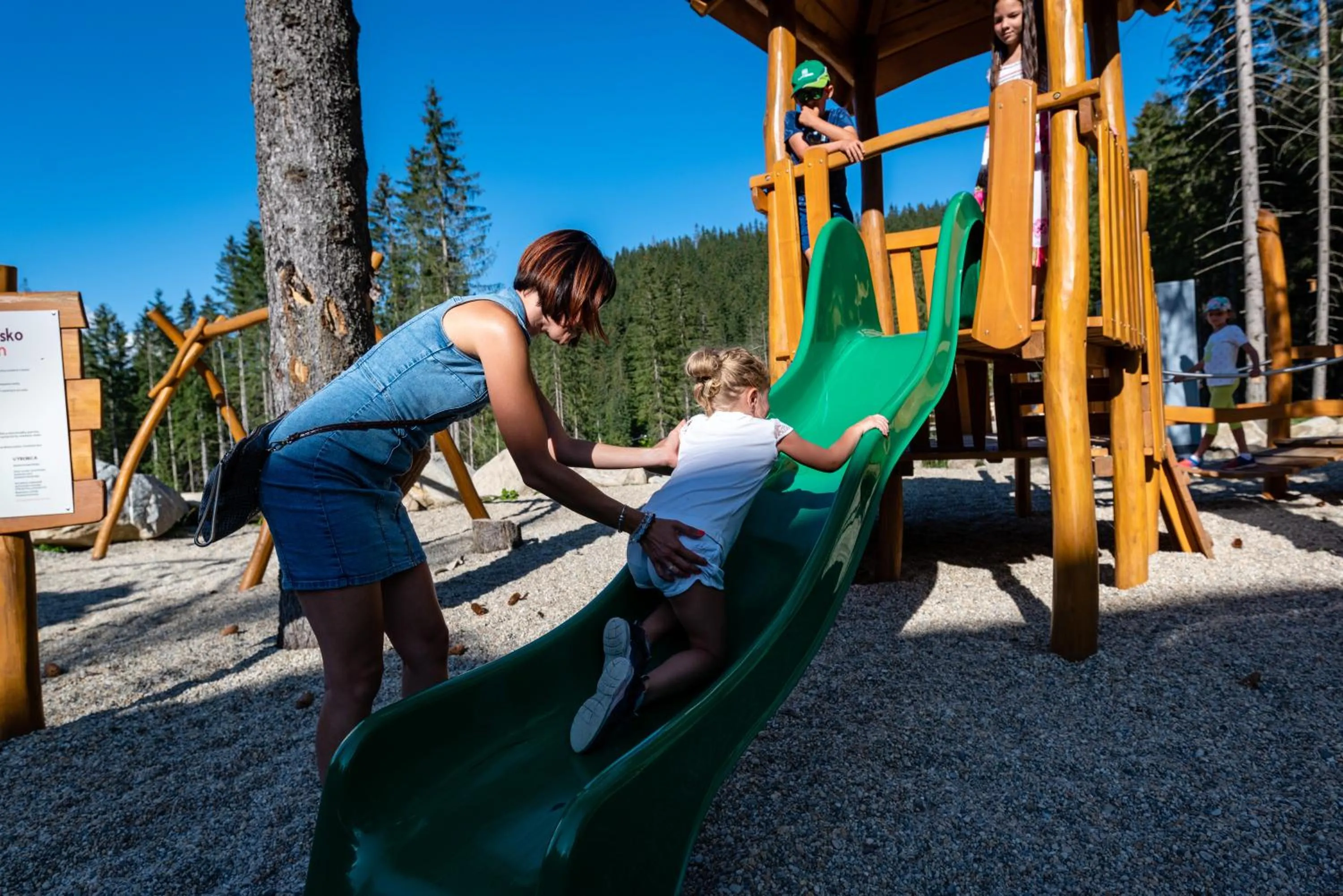 Children play ground in Hotel Björnson & Björnson TREE HOUSES Jasná