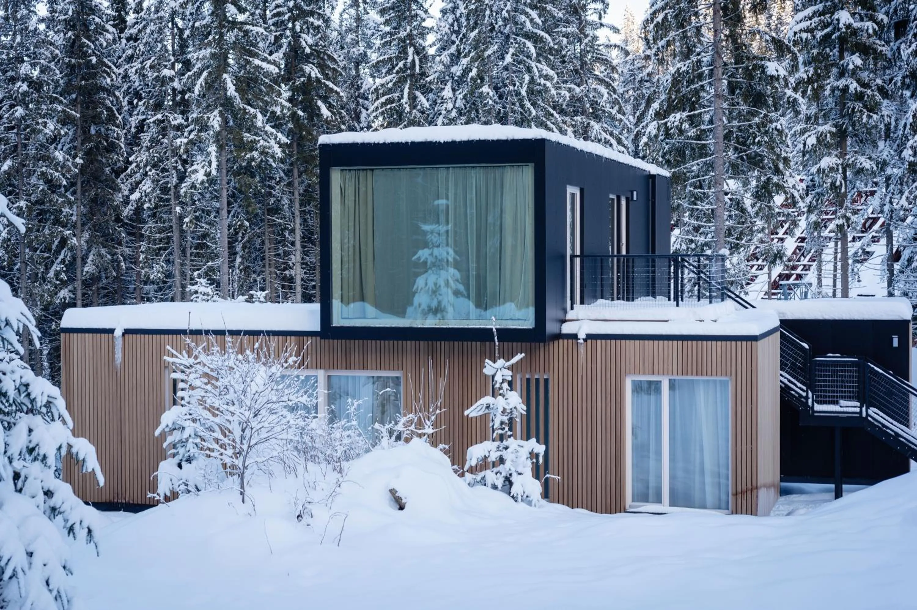 Property building in Hotel Björnson & Björnson TREE HOUSES Jasná