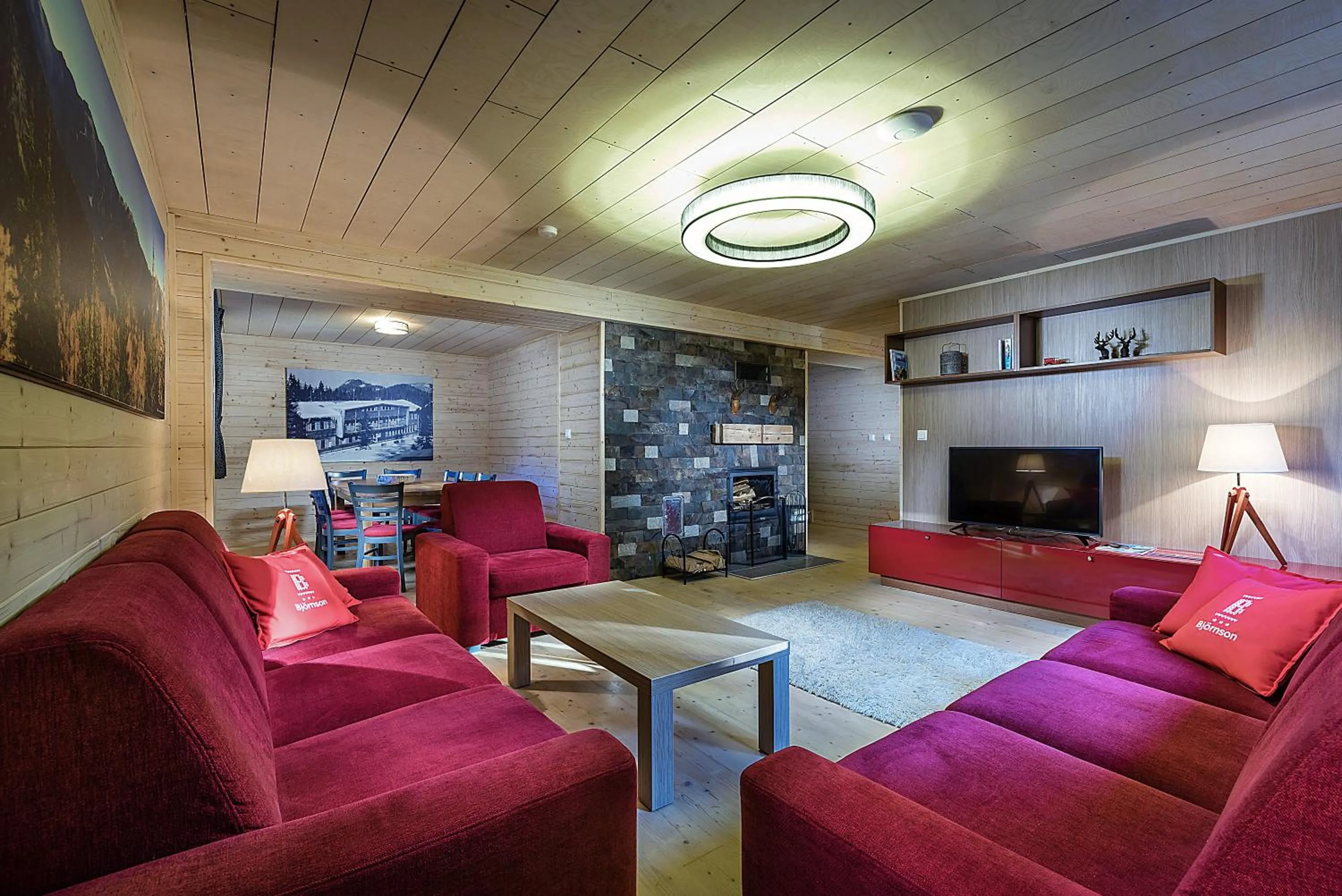 Living room in Hotel Björnson & Björnson TREE HOUSES Jasná