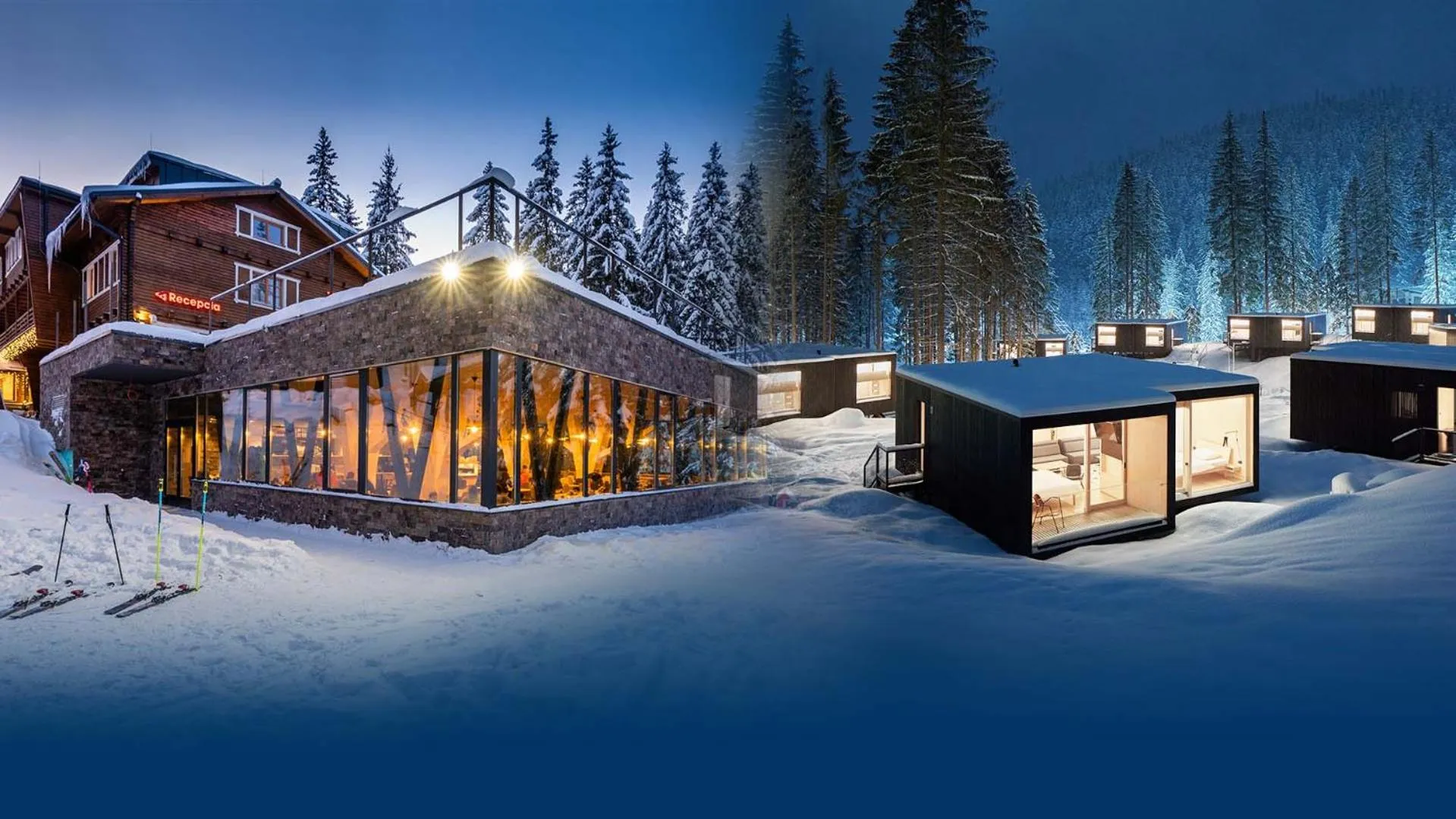 Property building in Hotel Björnson & Björnson TREE HOUSES Jasná