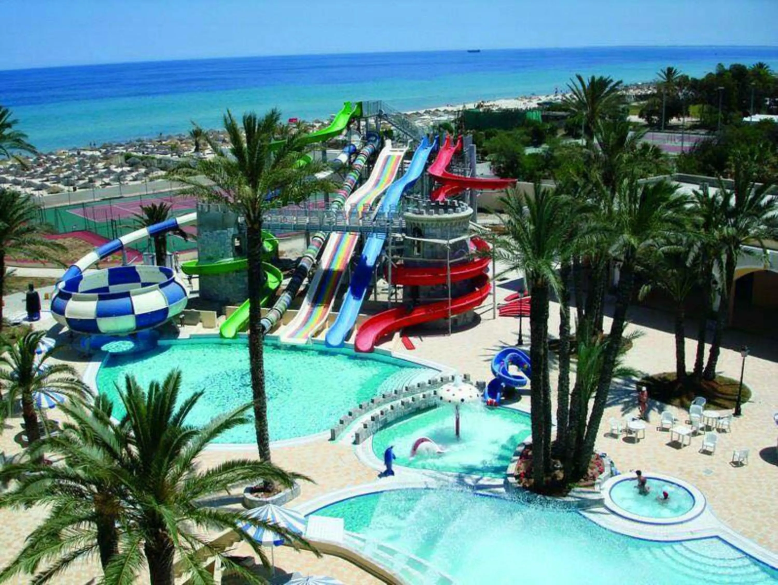 Garden view in Hotel Marabout - Families and Couples Only