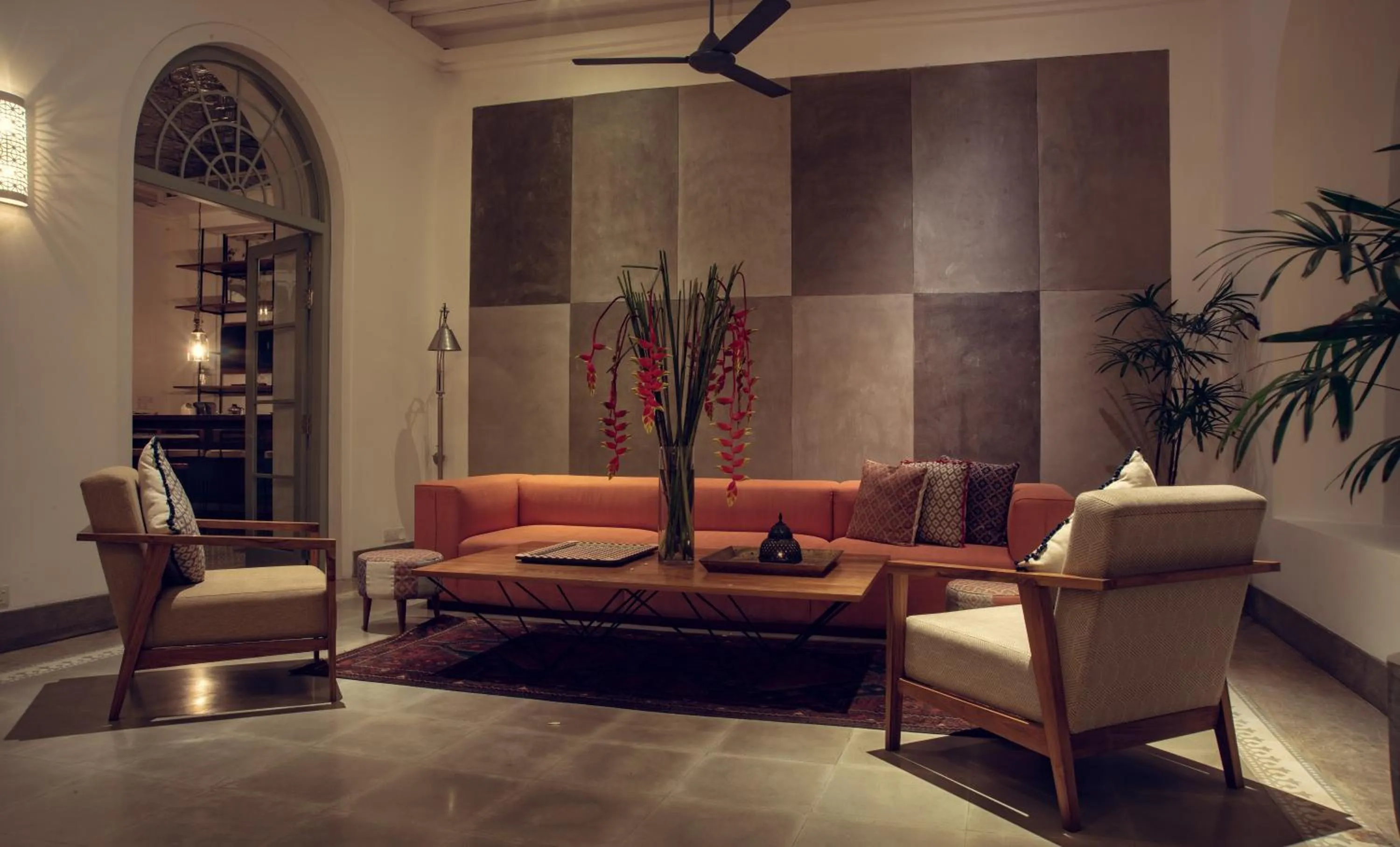 Seating area in Fort Bazaar