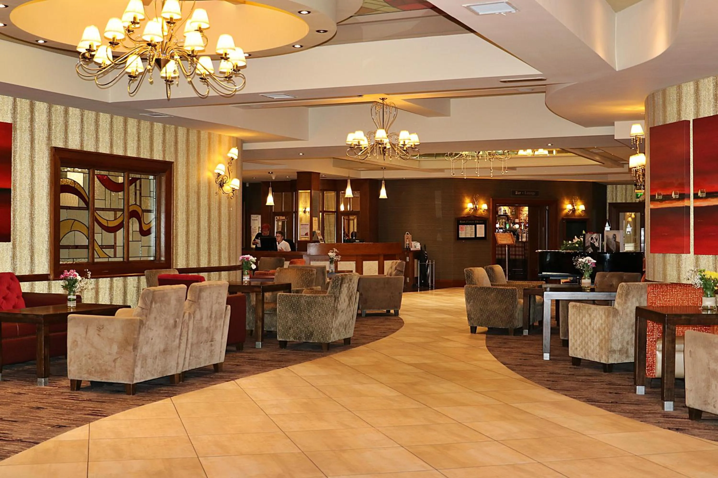Lobby or reception in An Grianan Hotel