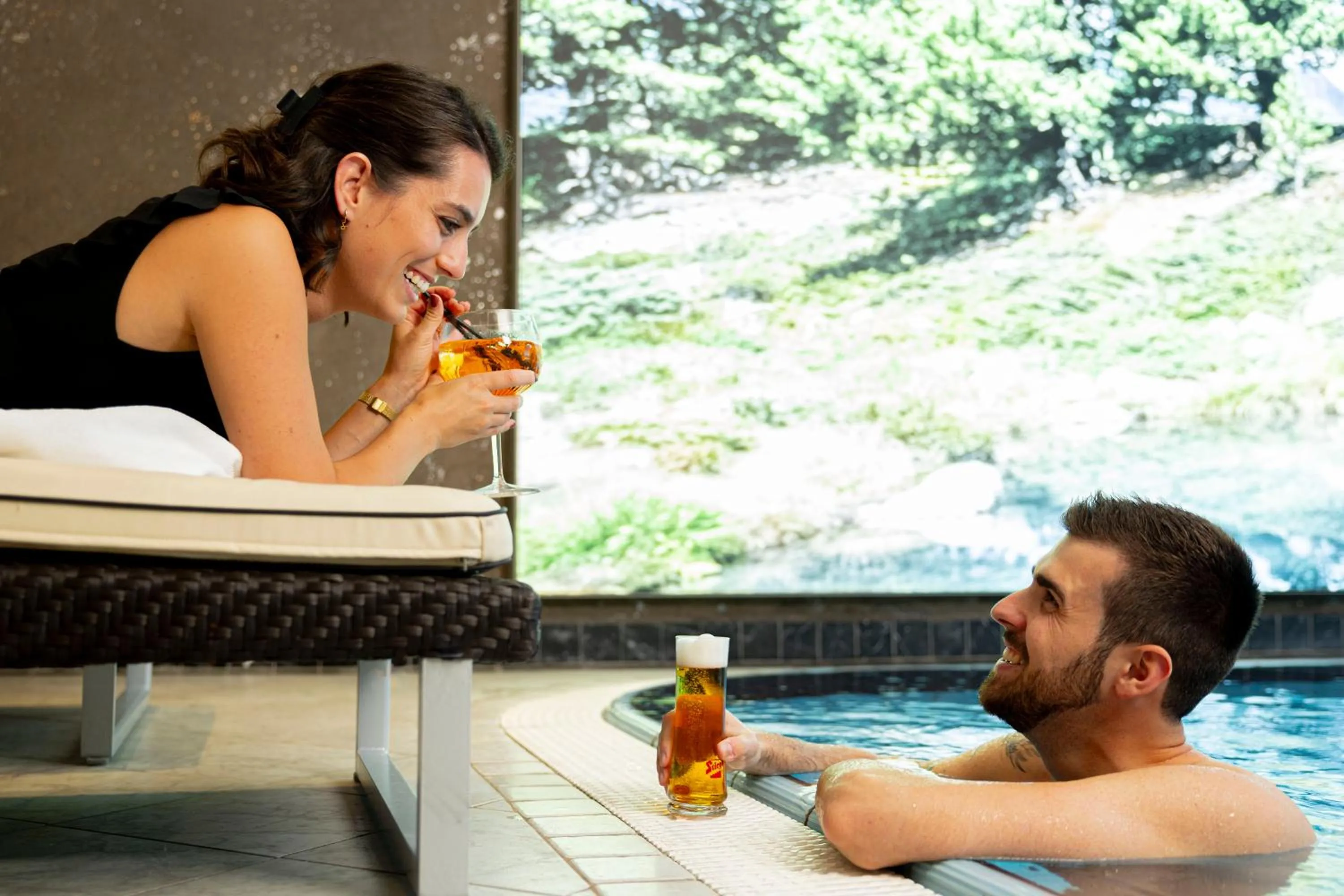 Swimming pool in Hotel Sonne Ischgl