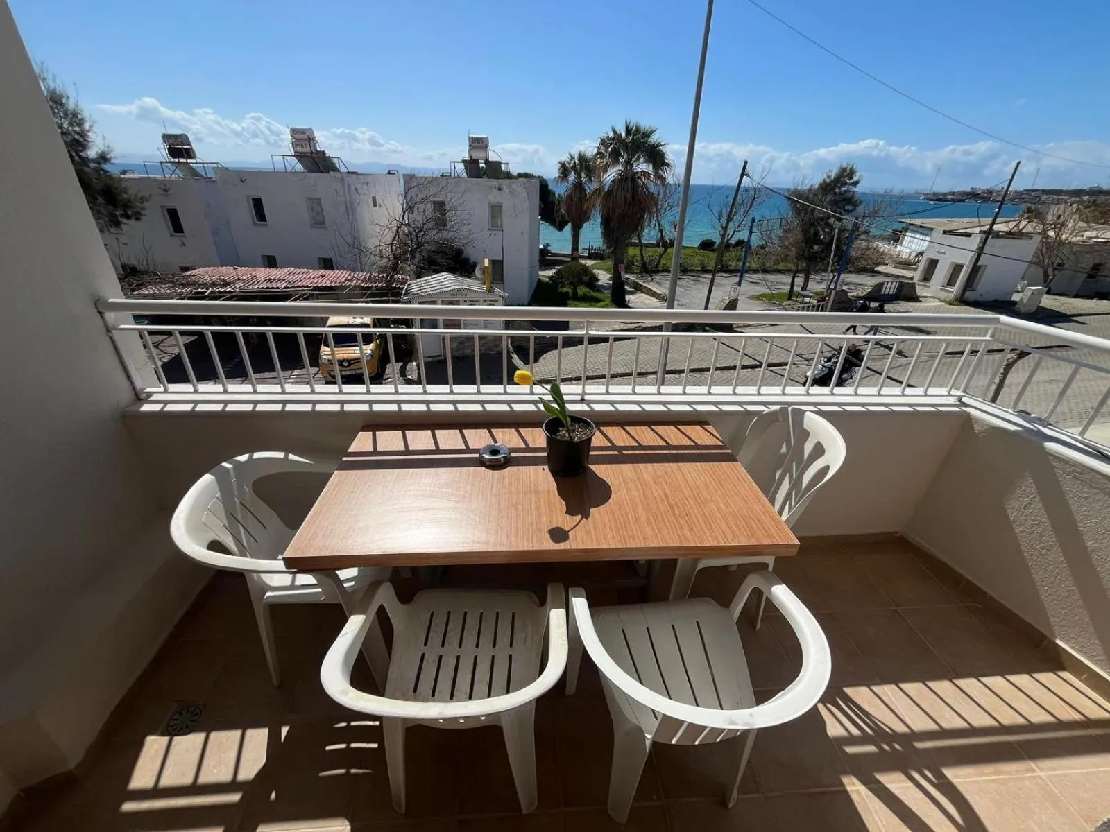 Patio in HOLIDAY APART 50 meters to BEACH, Sea view apartments
