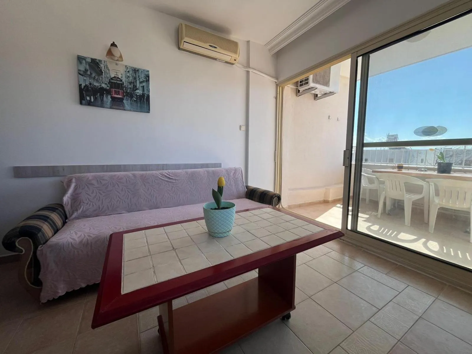 Living room in HOLIDAY APART 50 meters to BEACH, Sea view apartments