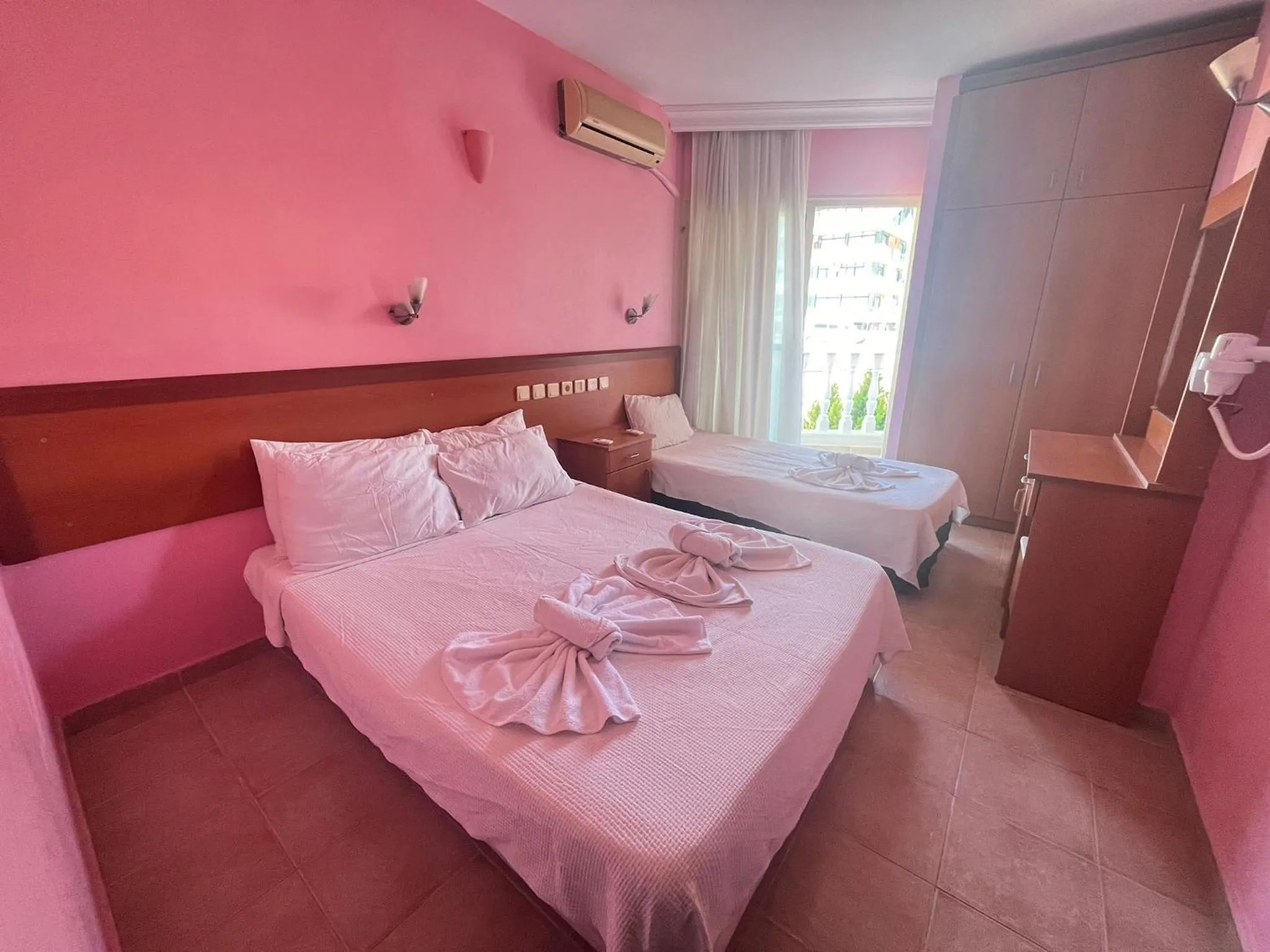 Bed in HOLIDAY APART 50 meters to BEACH, Sea view apartments