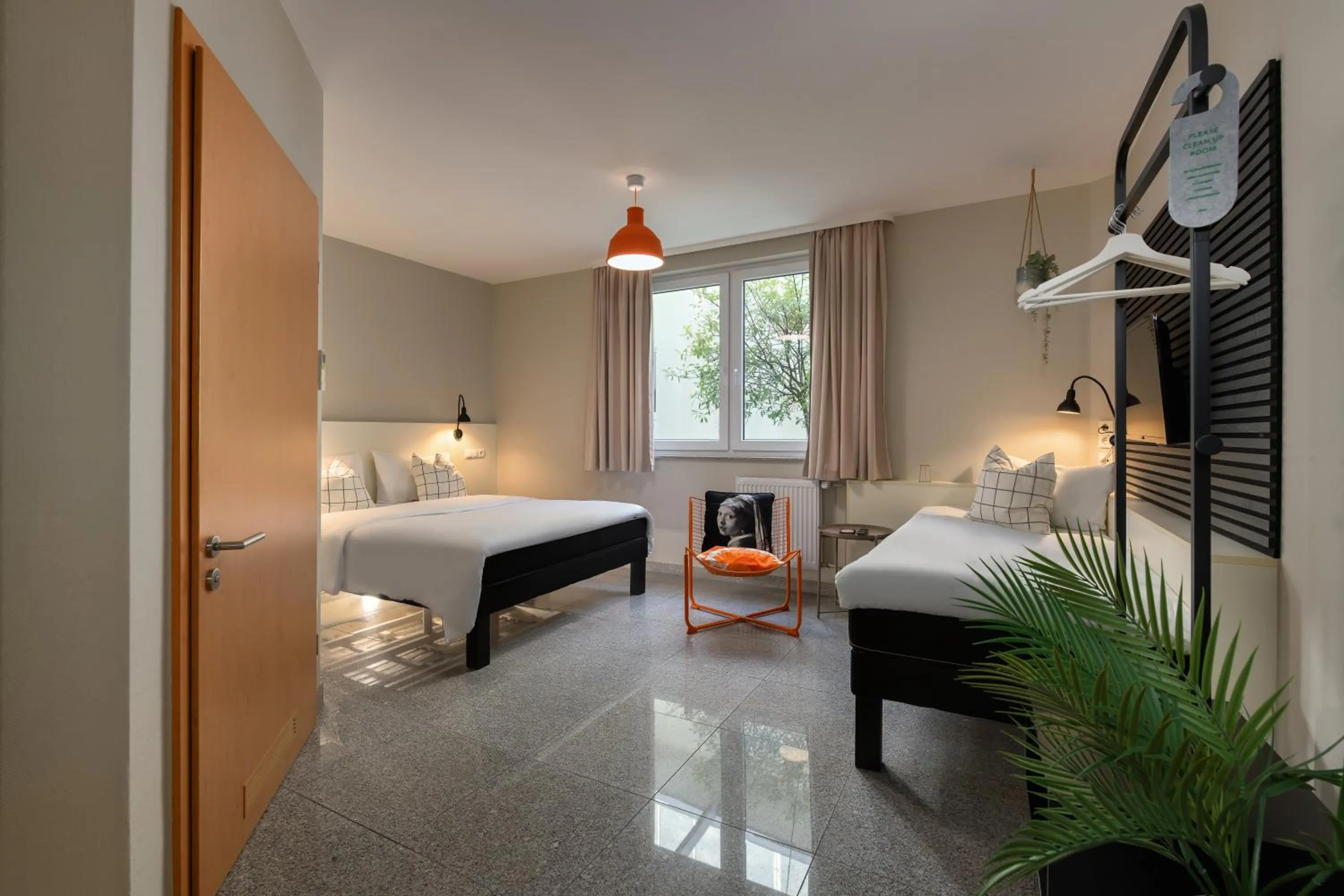 Bed in SleepinRoomz Boutique Hotel