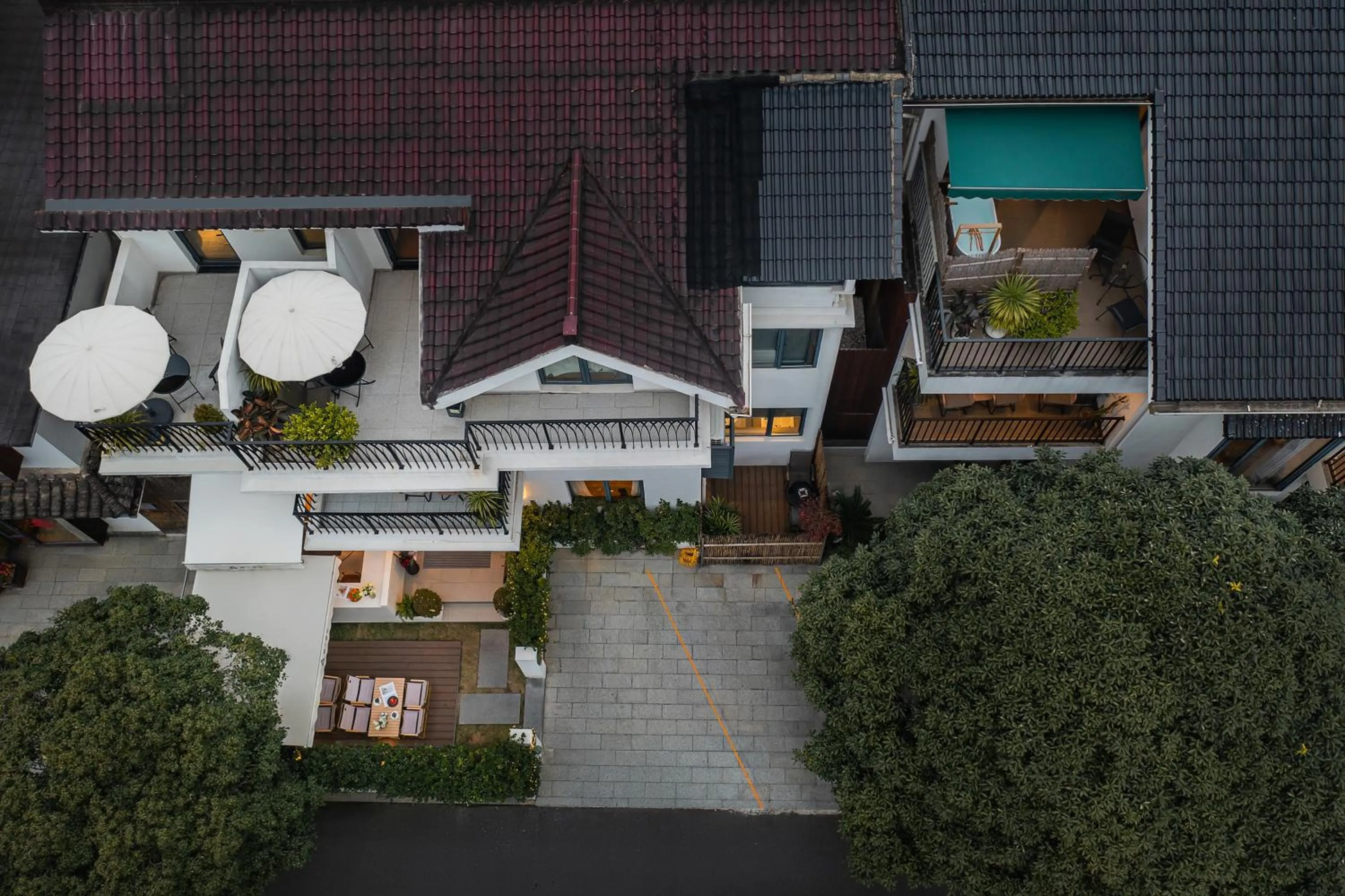 Bird's eye view in T innn - West Lake - Yueshang Yunshe Homestay - Hangzhou Taiziwan Park Branch