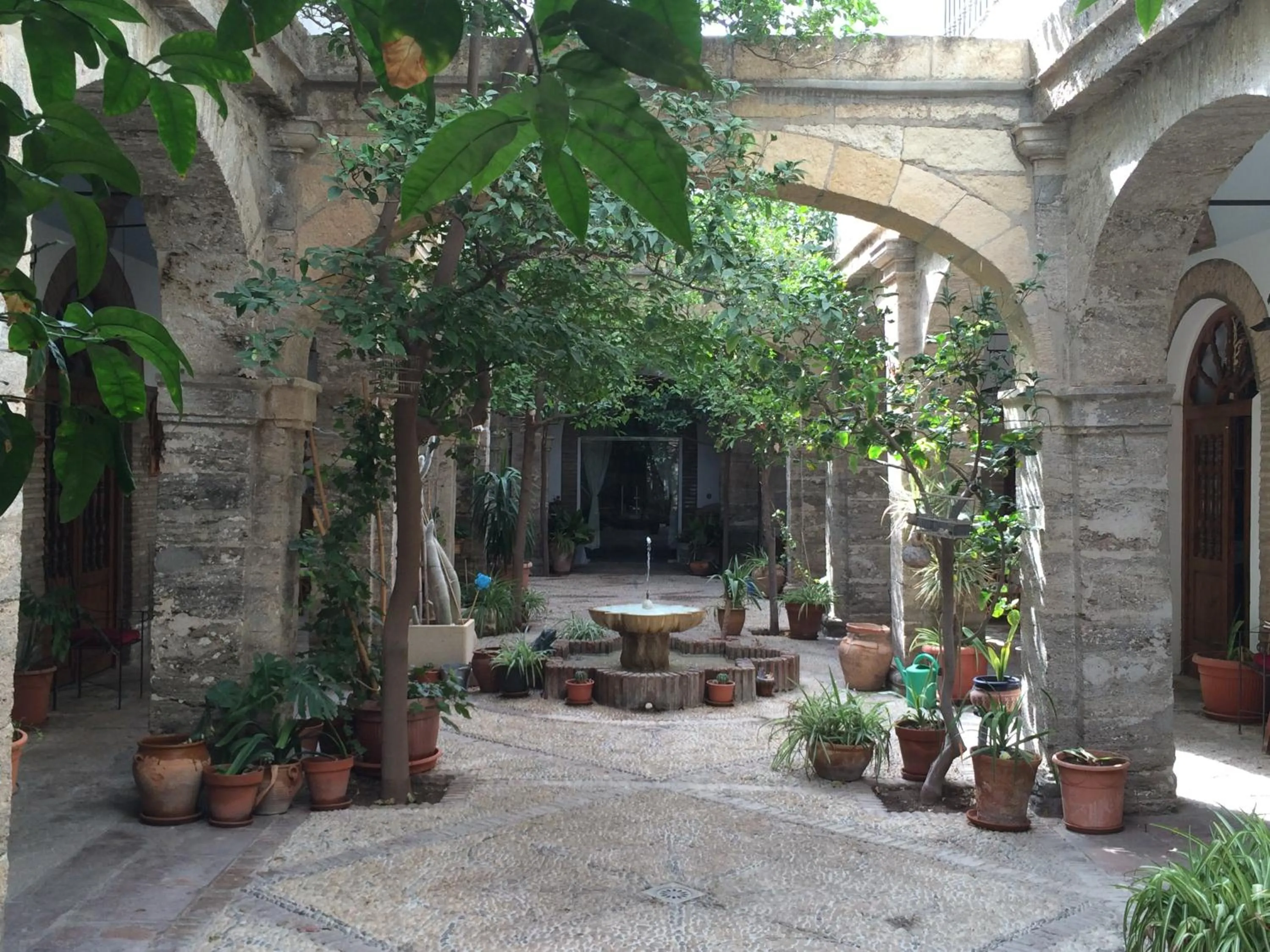 Patio in Hotel Balneario Sierra Alhamilla