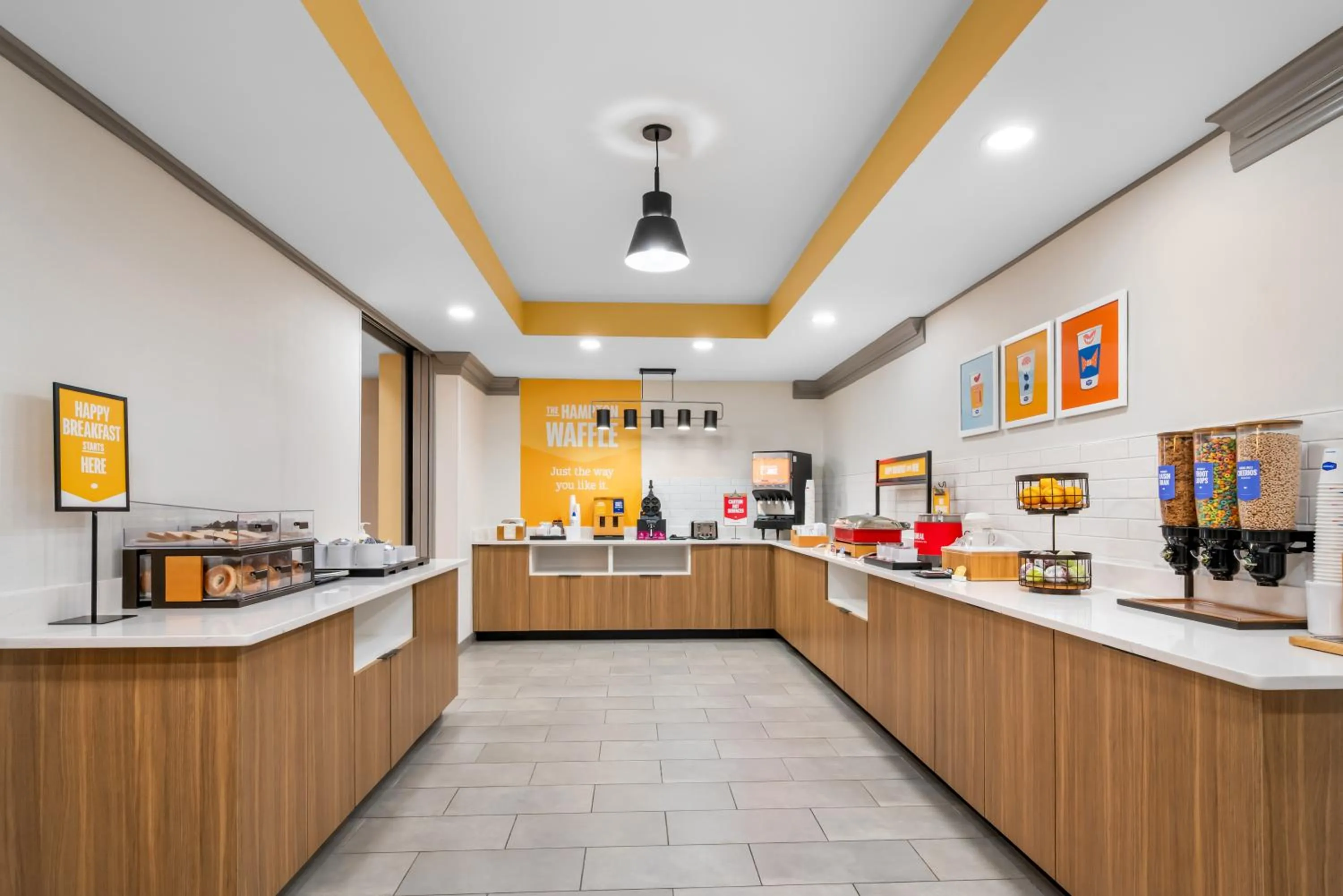 Breakfast in Hampton Inn - Monticello