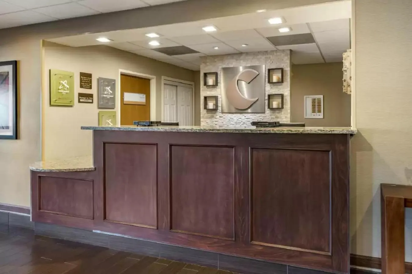 Lobby or reception in Comfort Inn La Porte