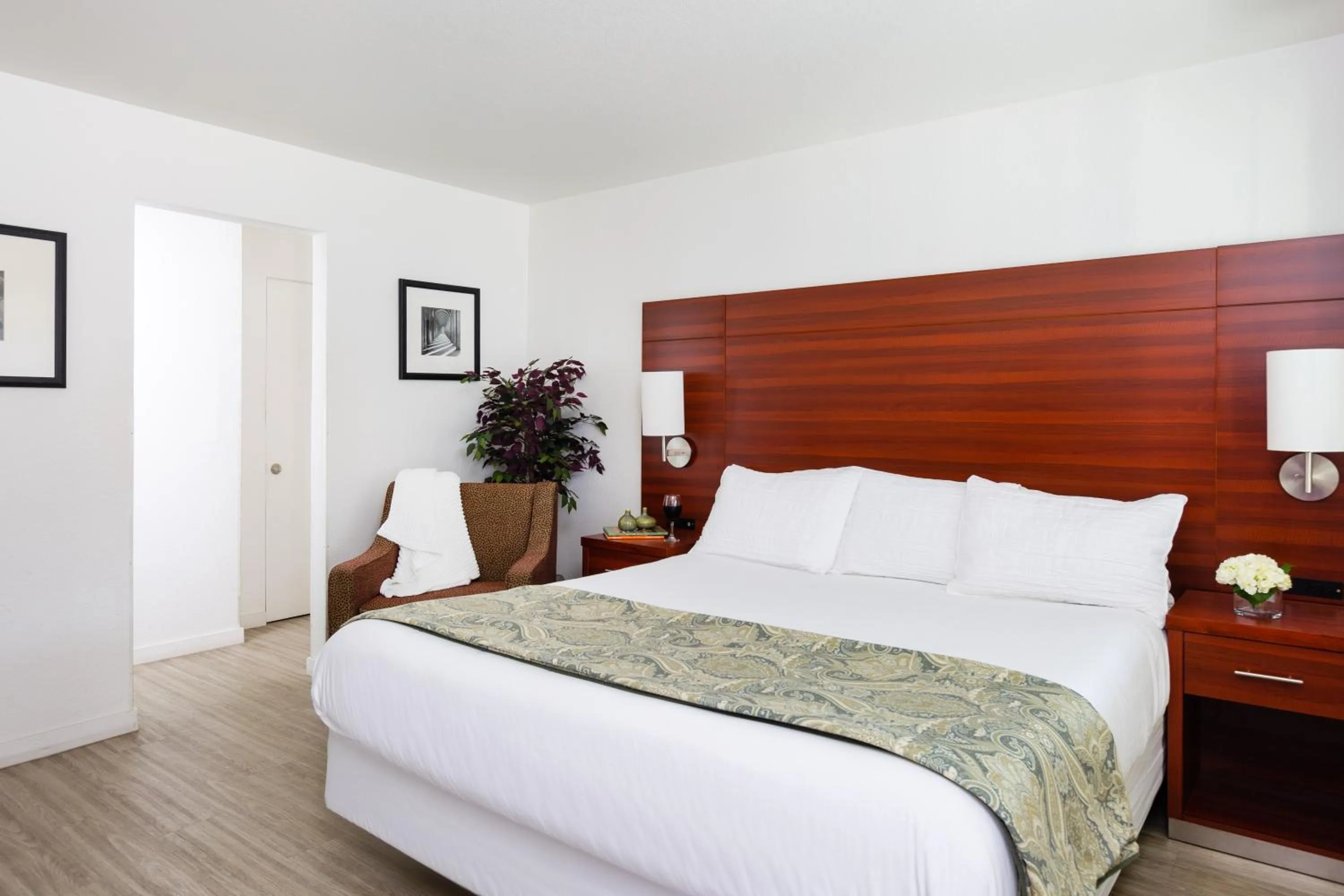 Bed in Diablo Mountain Inn Walnut Creek