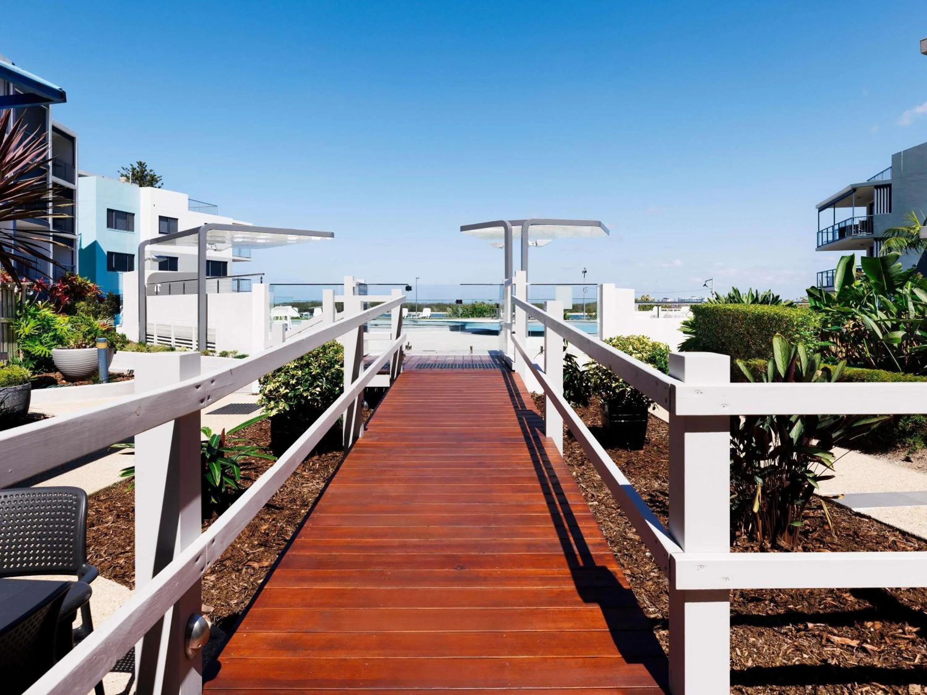 Pool view in BreakFree Grand Pacific