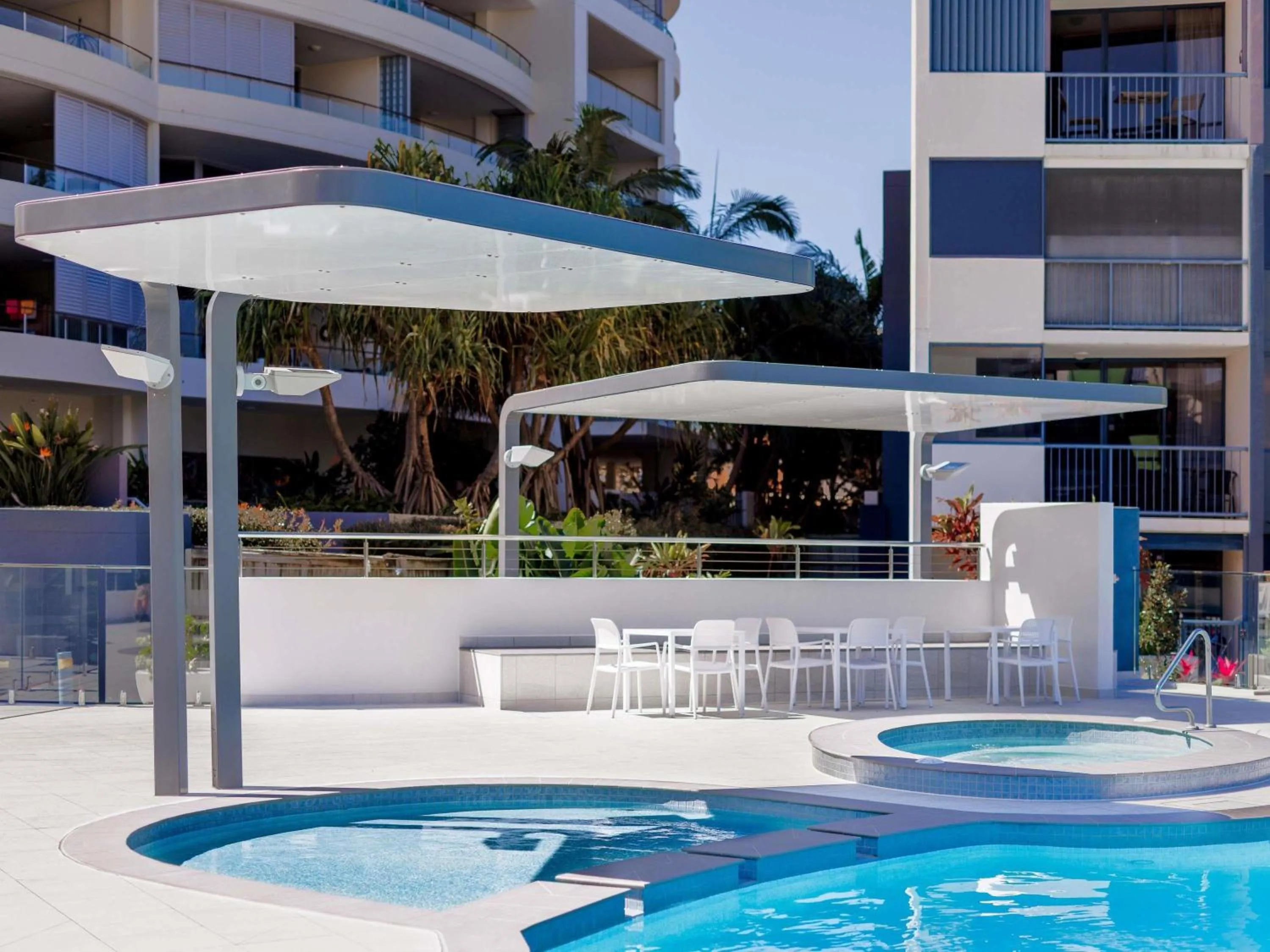 Pool view in BreakFree Grand Pacific