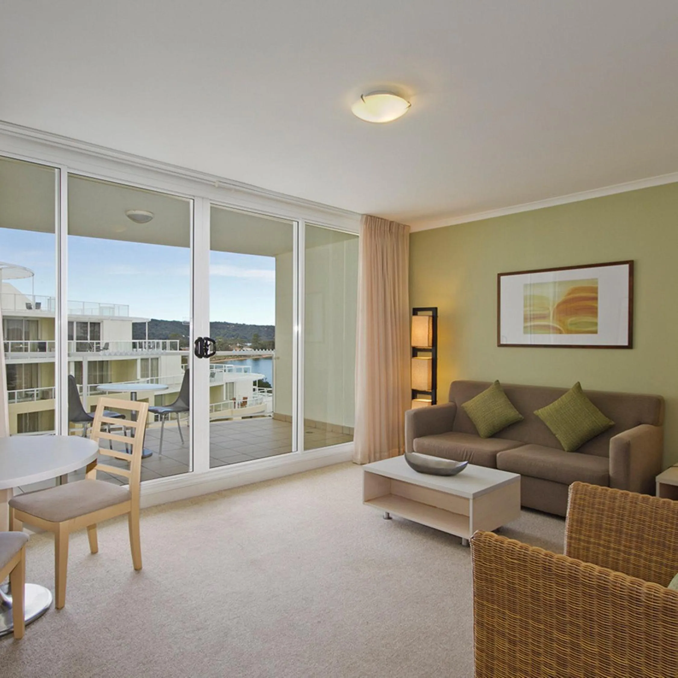Living room in Mantra Ettalong Beach